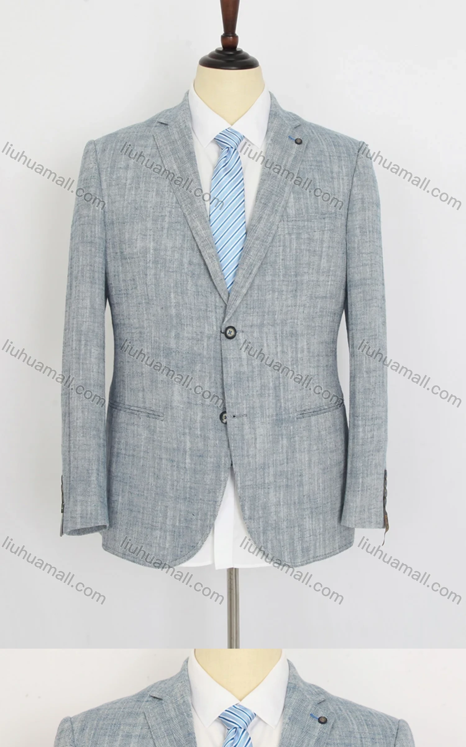 Wholesale Men's Formal Lapel Long Sleeve Single Breasted Patch Pocket Blazer Jackets BL191201-3# - Liuhuamall