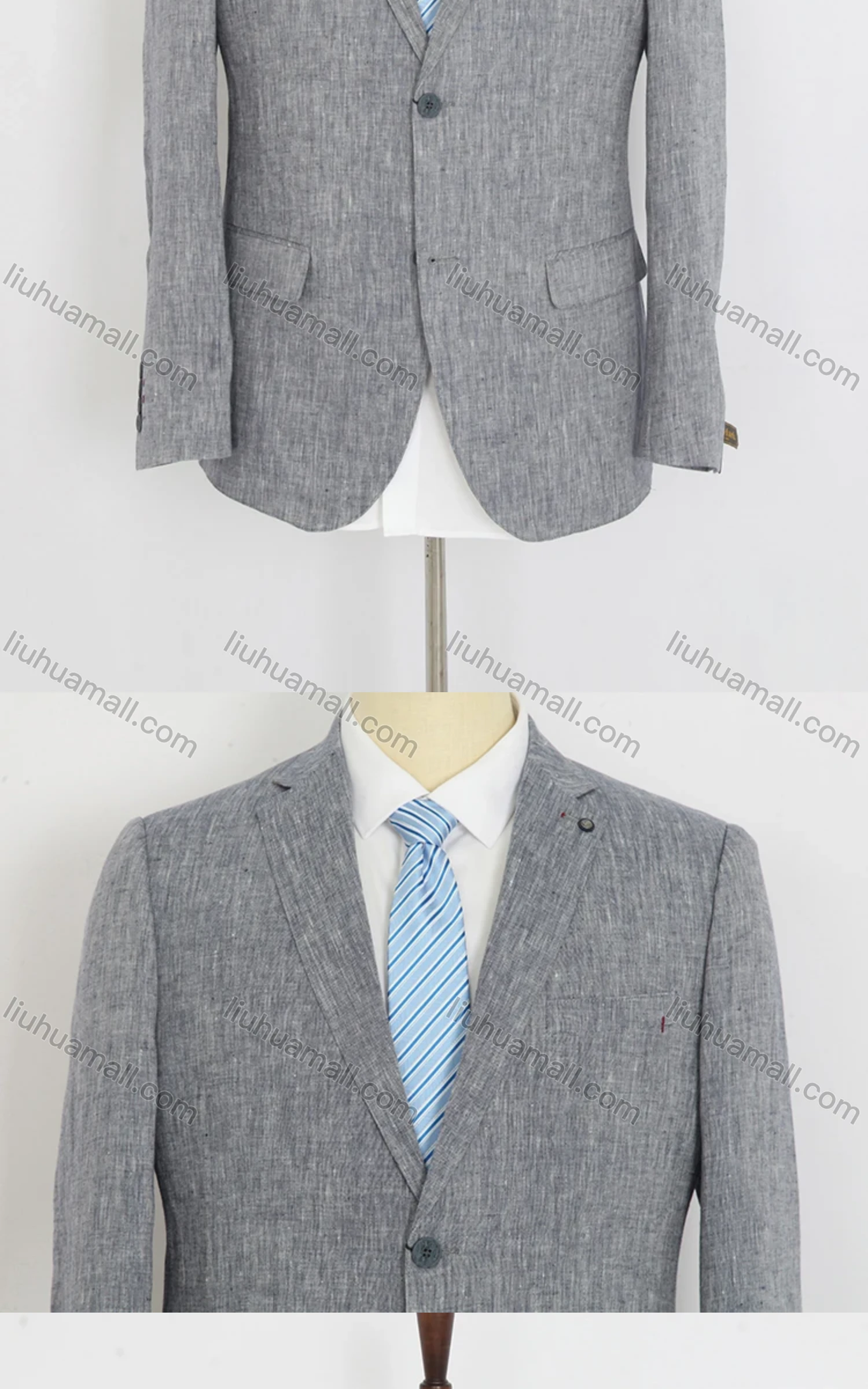 Wholesale Men's Formal Lapel Long Sleeve Single Breasted Flap Pockets Blazer Jackets BL191203# - Liuhuamall