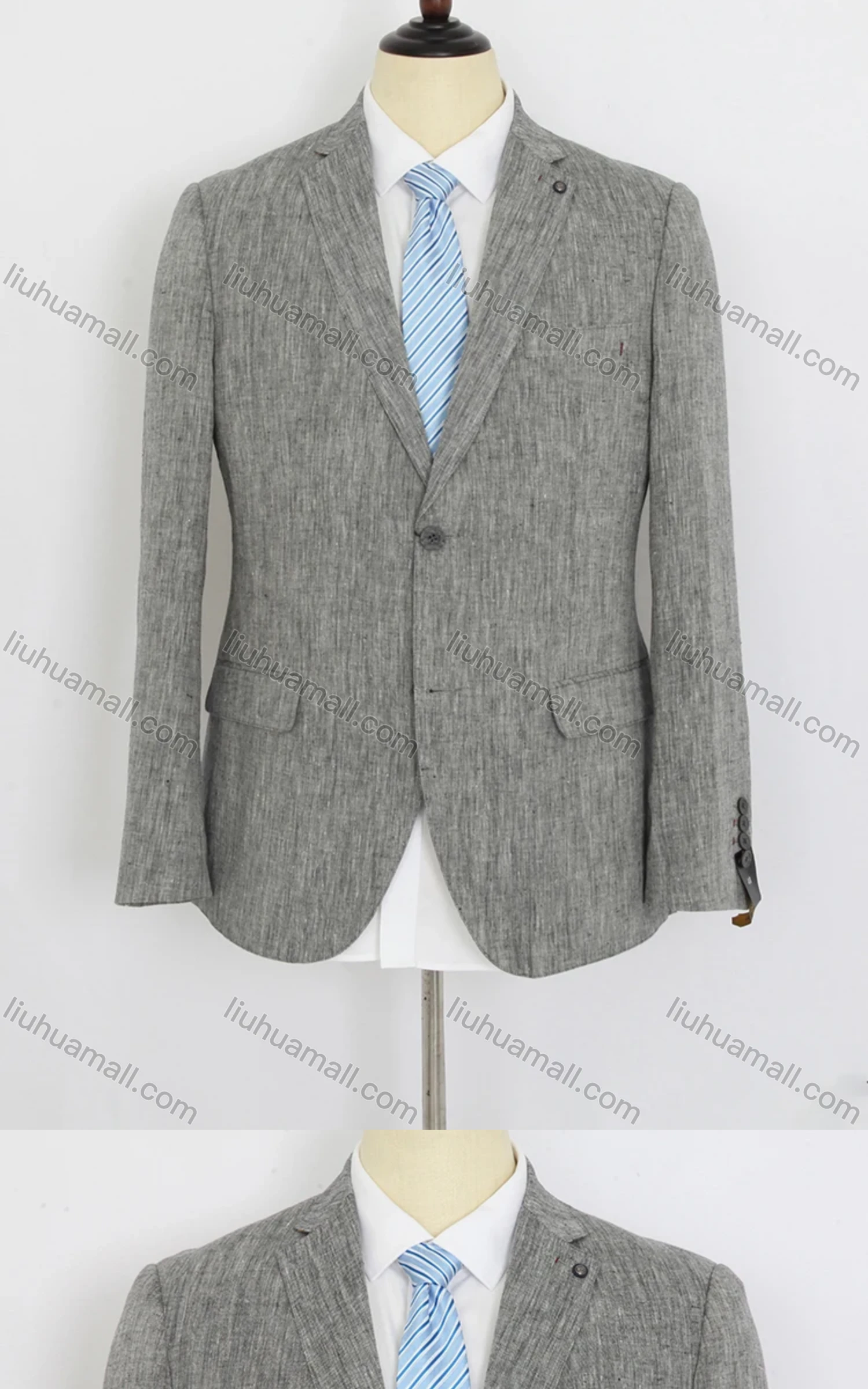 Wholesale Men's Formal Lapel Long Sleeve Single Breasted Flap Pockets Blazer Jackets BL191203# - Liuhuamall