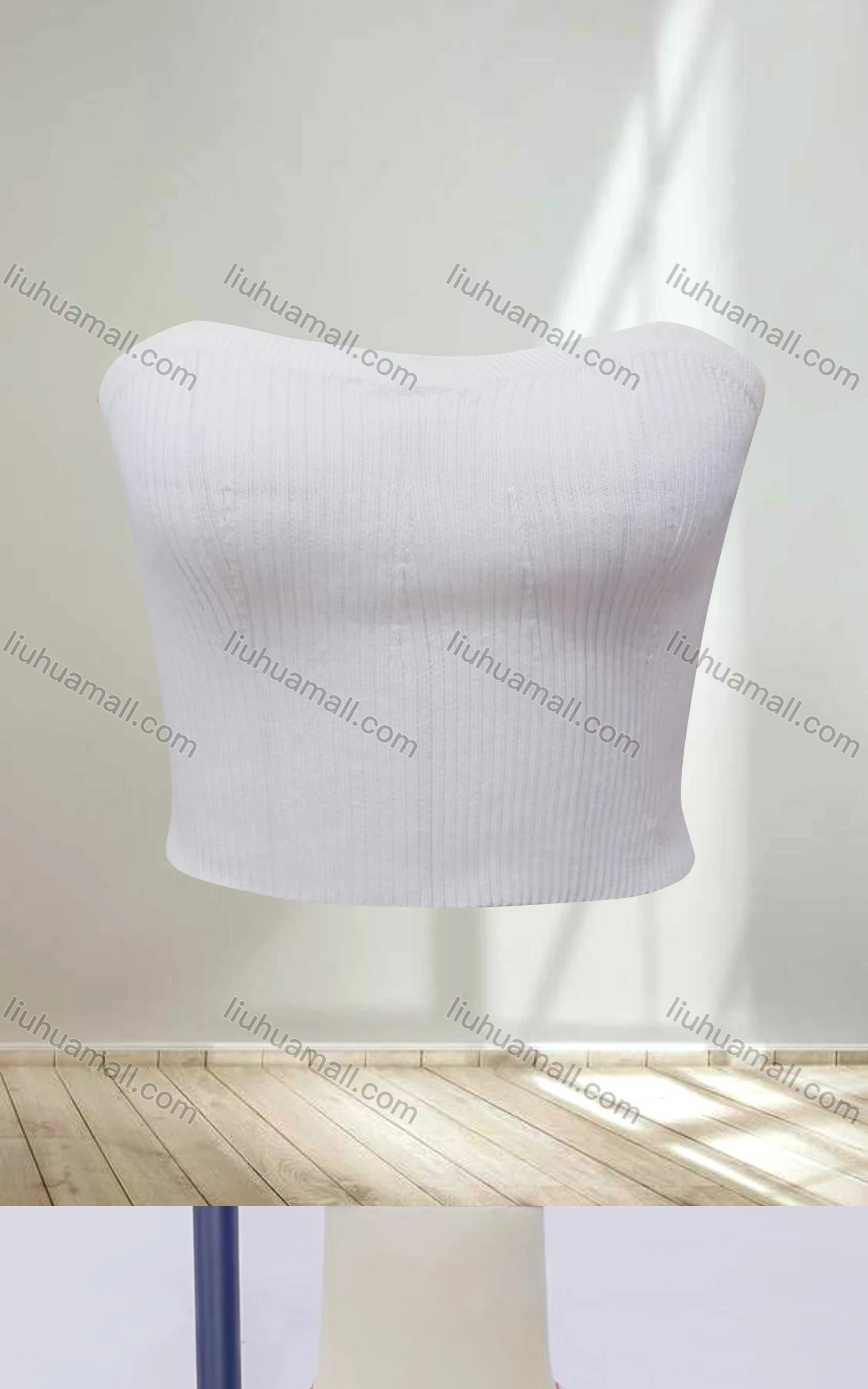 Wholesale Women's Fashion Sleeveless Plain Knit Top - Liuhuamall