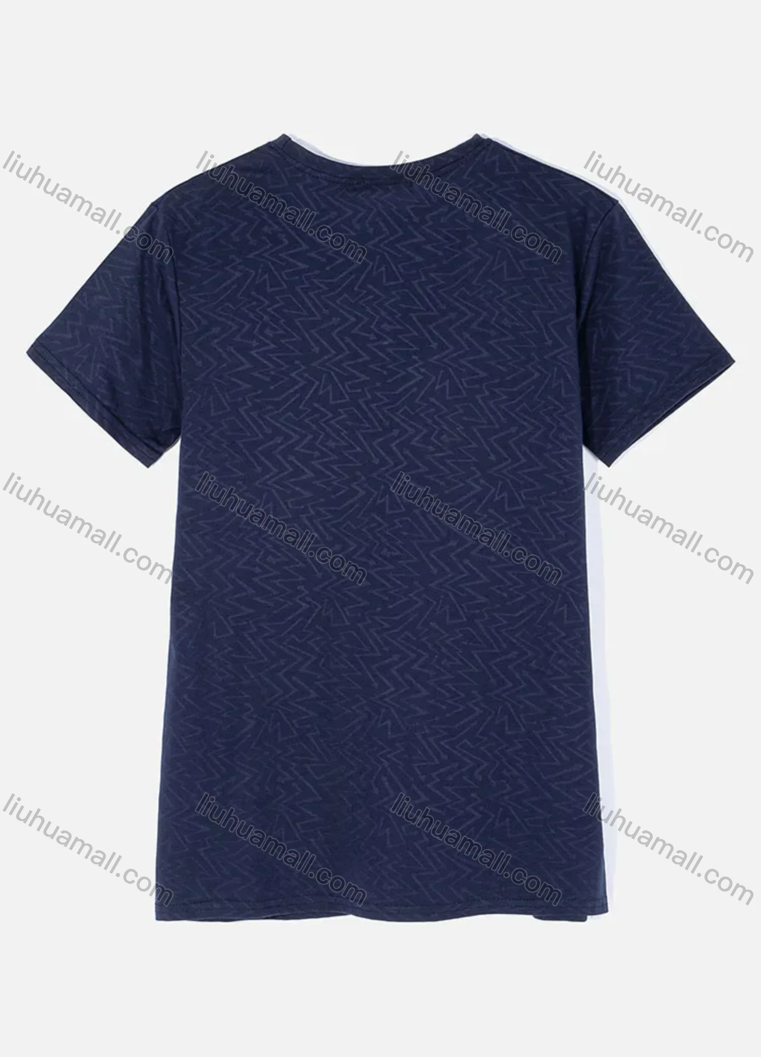 Wholesale Men's Casual Crew Neck Short Sleeve Letter Graphic T-shirts 0017# - Liuhuamall