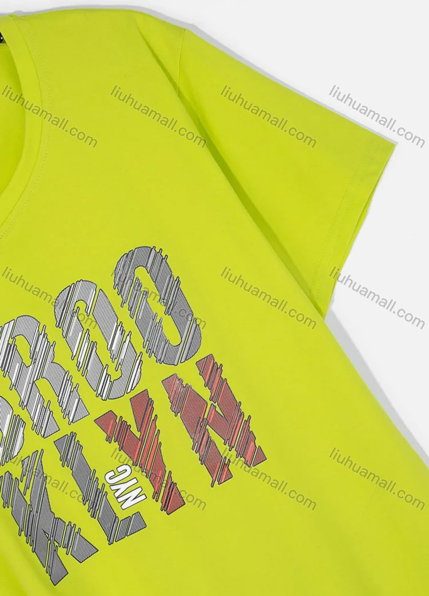 Wholesale Men's Casual Crew Neck Short Sleeve Letter Graphic T-shirts 02# - Liuhuamall