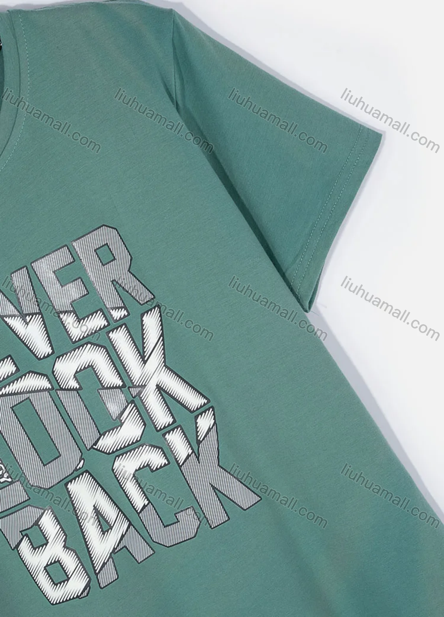 Wholesale Men's Casual Crew Neck Short Sleeve Letter Graphic T-shirts 03# - Liuhuamall