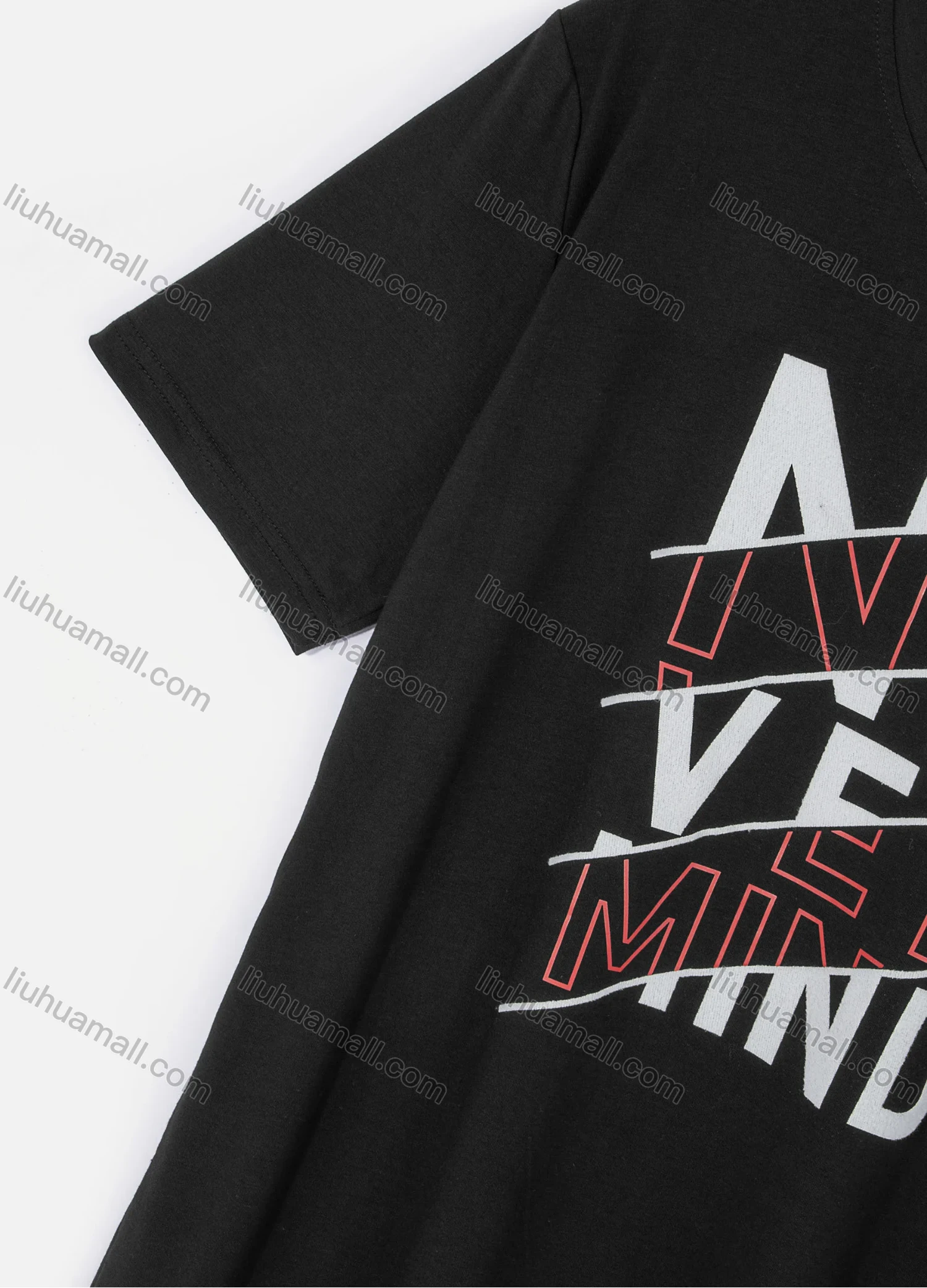 Wholesale Men's Casual Crew Neck Short Sleeve Letter Slogan Graphic T-shirts 05# - Liuhuamall