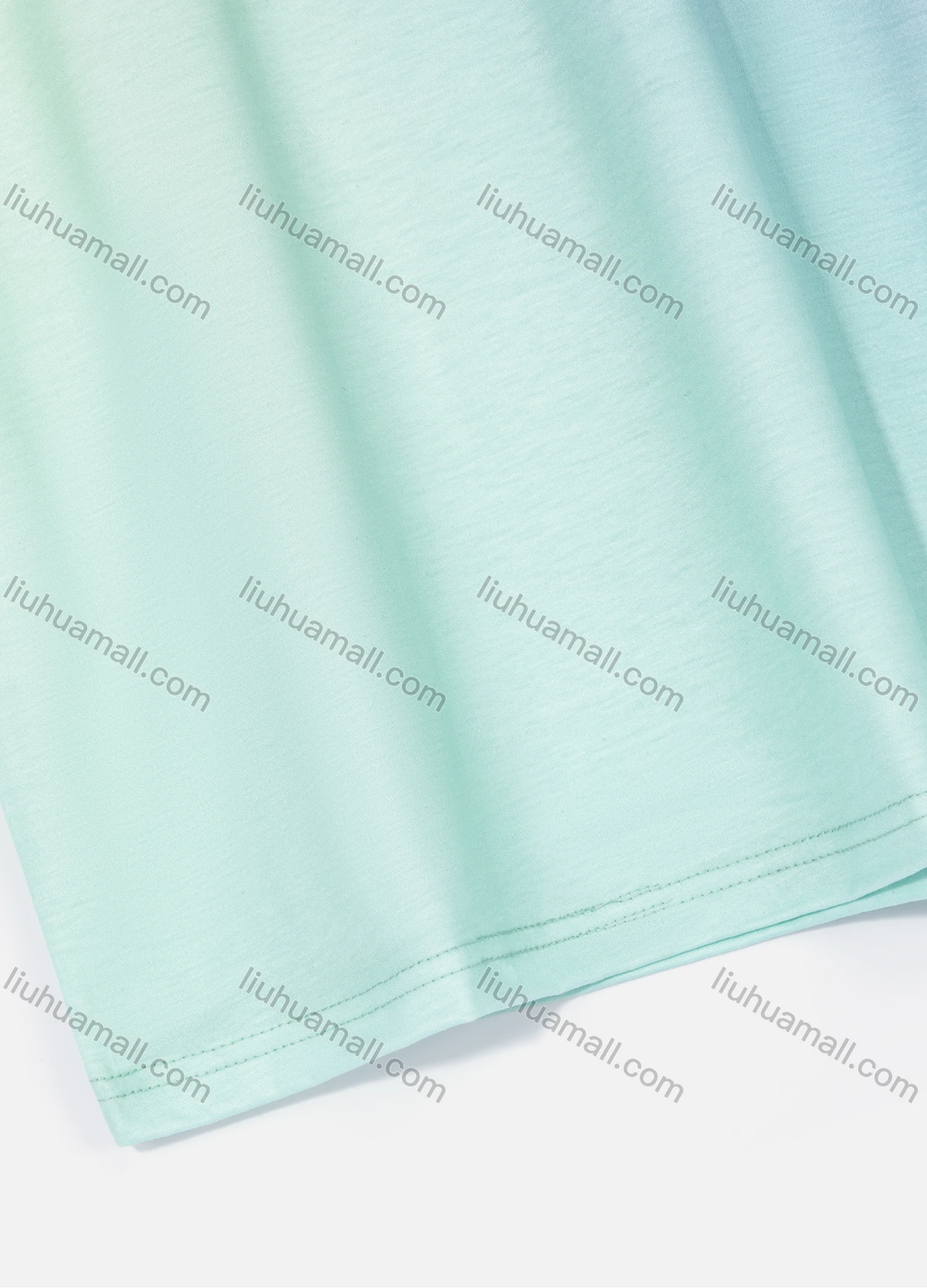 Wholesale Men's Casual Crew Neck Short Sleeve Gradient T-shirts - Liuhuamall