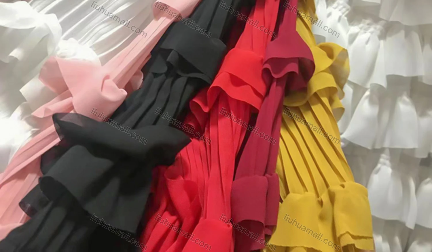 Wholesale Women's Casual Crew Neck Short Sleeve Tiered Top - Liuhuamall