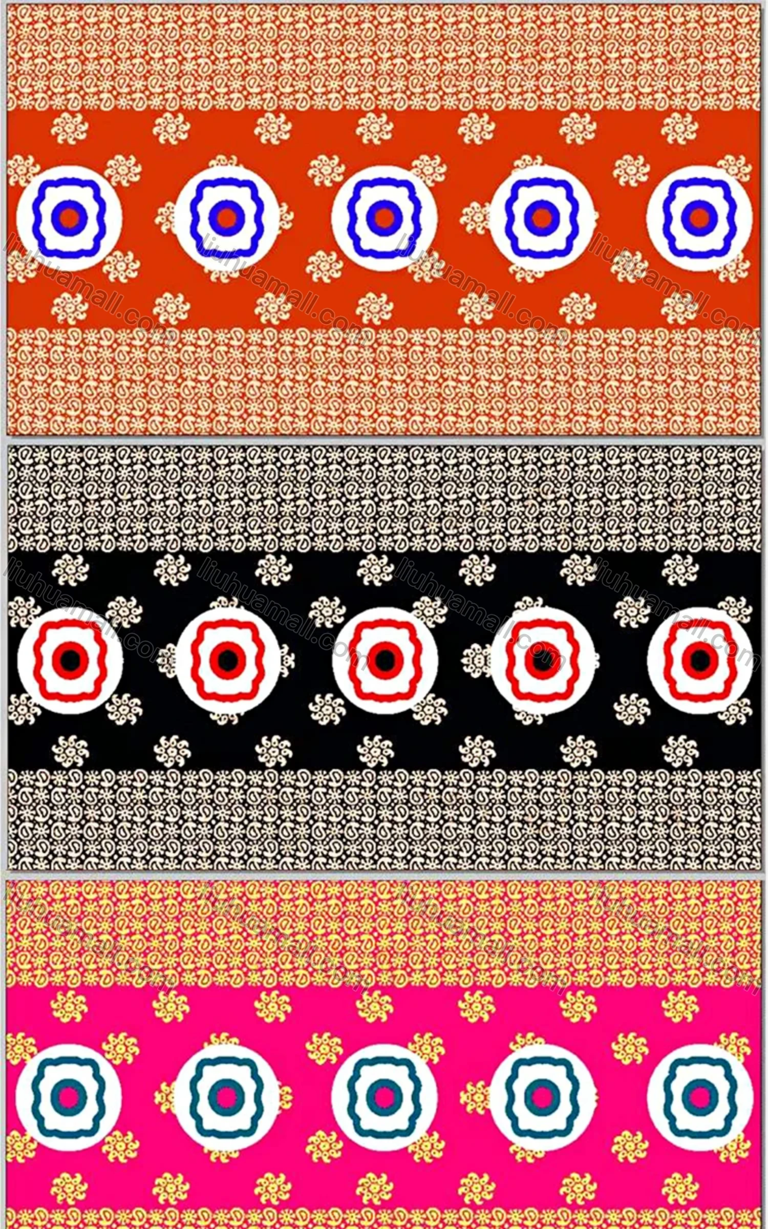 Wholesale Women's African Batwing Sleeve Rhinestone Paisley Graphic Muslim Kaftan Maxi Dress With Hijab SB-1-745# - Liuhuamall