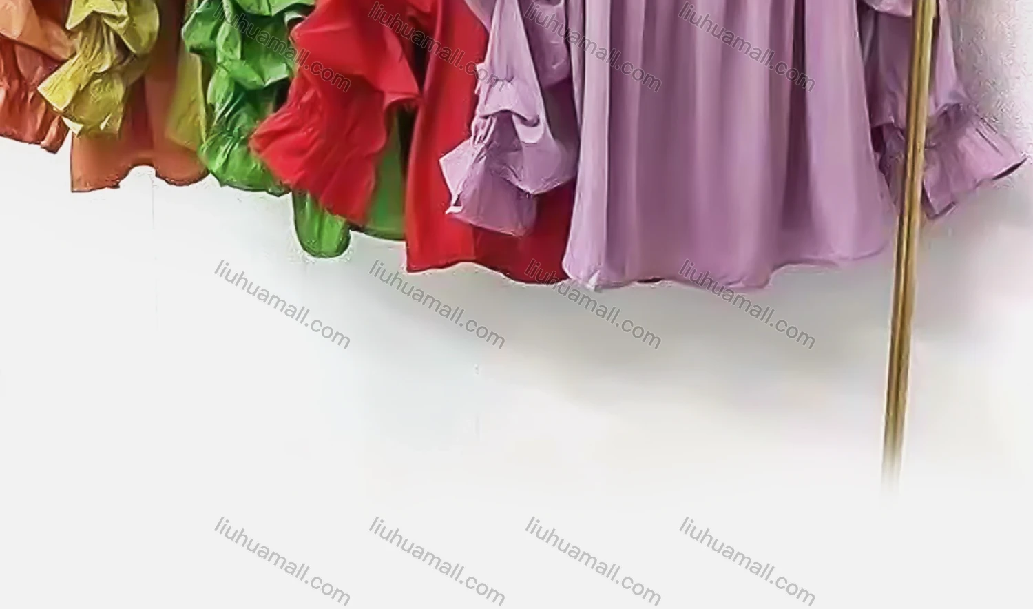 Wholesale Women's Causal Off Shoulder Layered Sleeve Plain Blouse - Liuhuamall