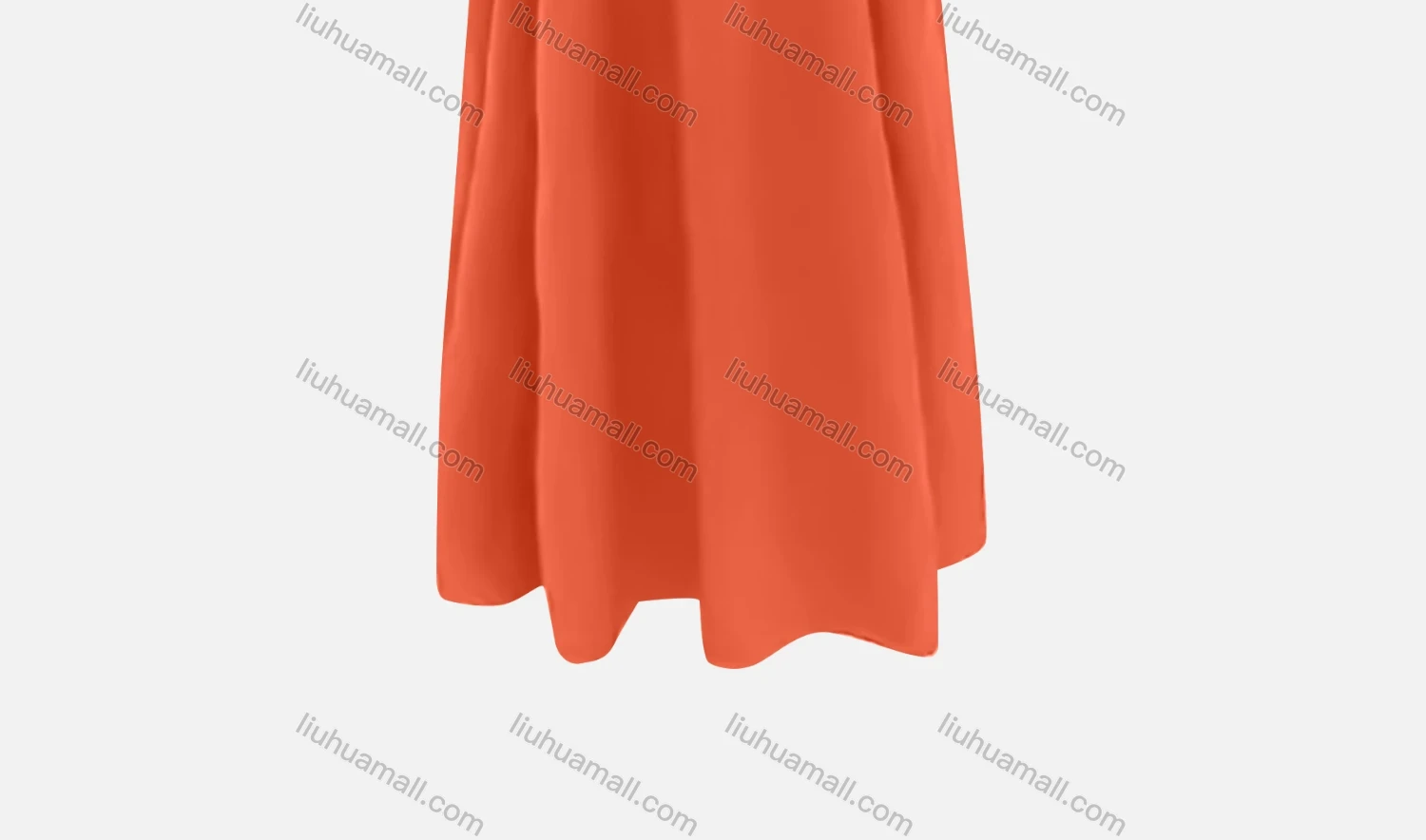 Wholesale Women's Casual V Neck Lantern Sleeve Hollow Out Maxi Dress - Liuhuamall