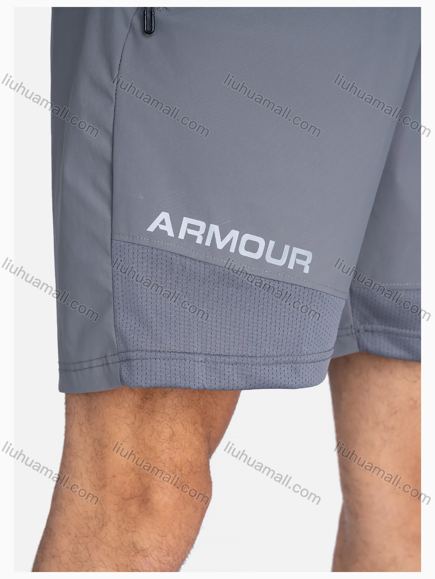 Wholesale Men's Sporty Letter Print Drawstring Elastic Waist Shorts - Liuhuamall