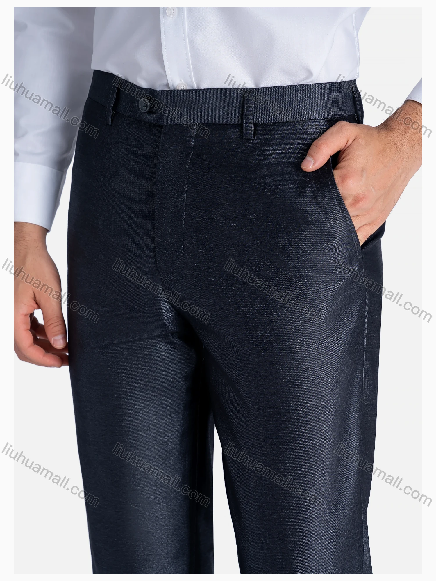 Wholesale Men's Formal Lapel Colorblock One Button Blazer & Waistcoat & Pants 3 Pieces Suit Set - Liuhuamall