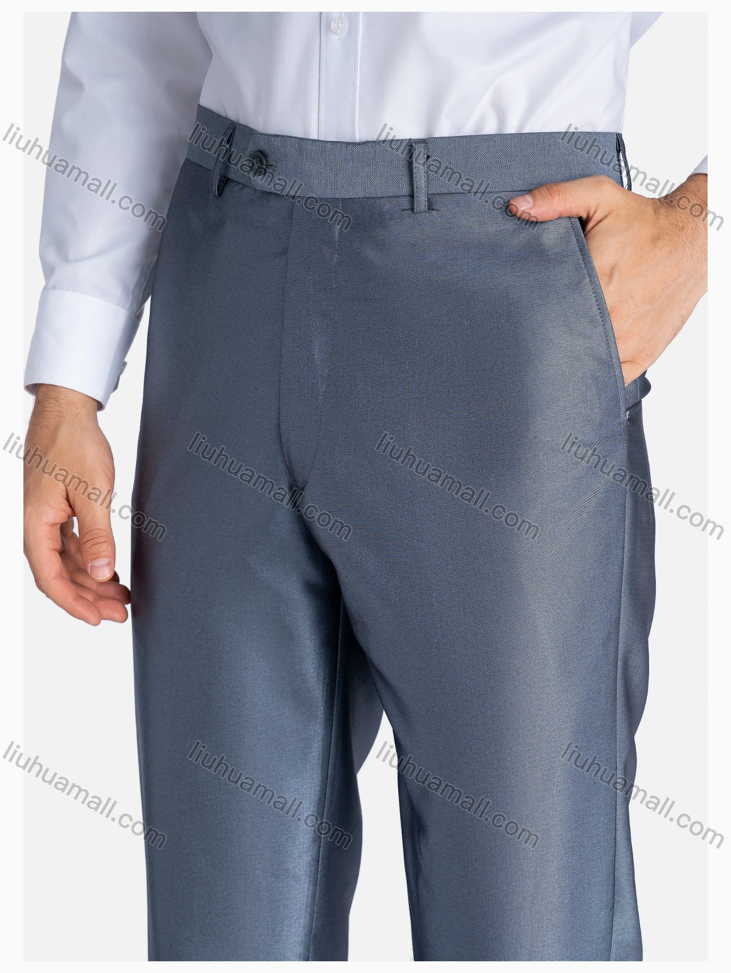 Wholesale Men's Formal Lapel Colorblock One Button Blazer & Waistcoat & Pants 3 Pieces Suit Set - Liuhuamall