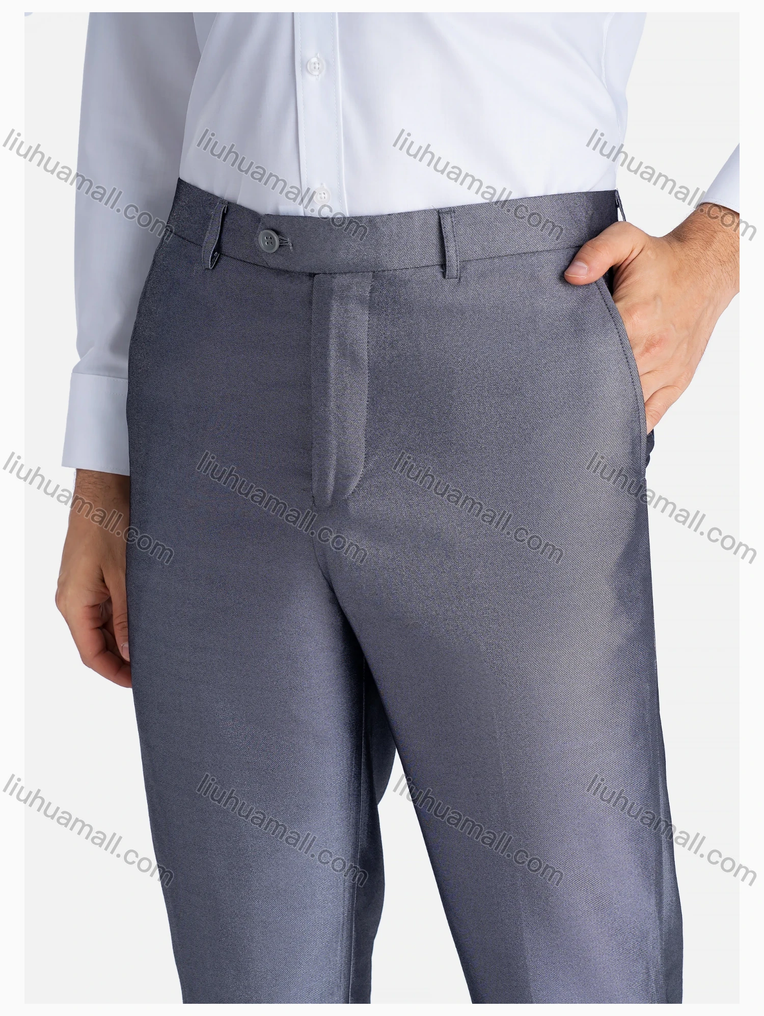 Wholesale Men's Formal Lapel Colorblock One Button Blazer & Waistcoat & Pants 3 Pieces Suit Set - Liuhuamall