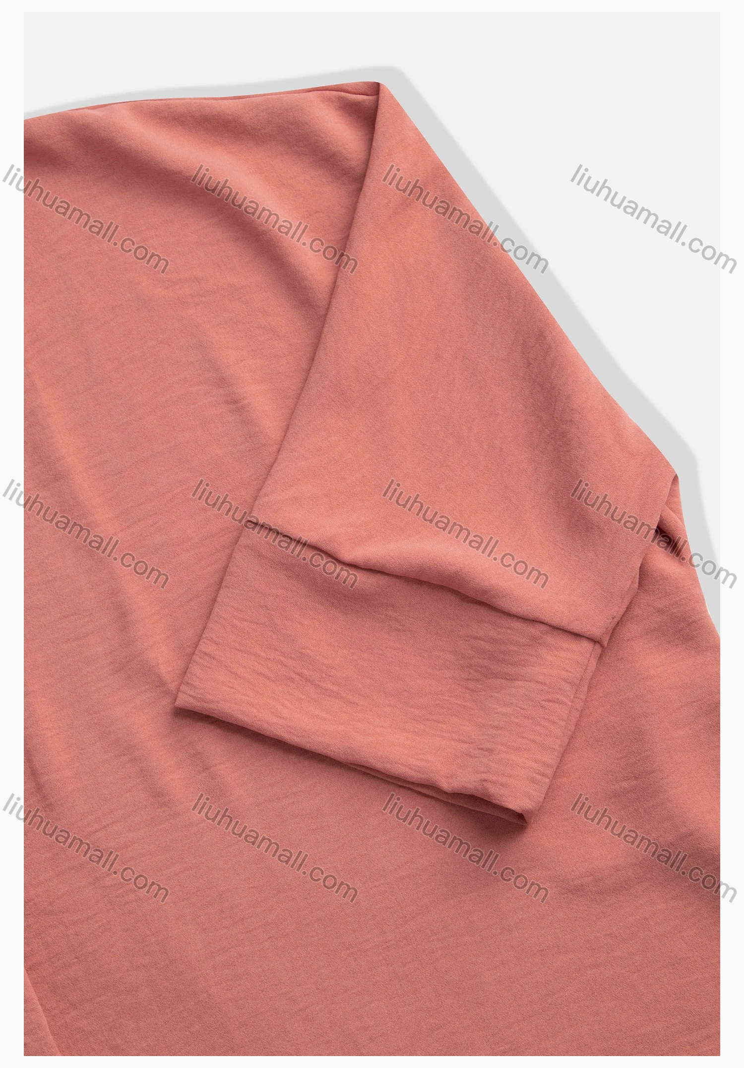 Wholesale Women's Plain 3/4 Sleeve Hanky Hem Button Front Casual Tunic - Liuhuamall