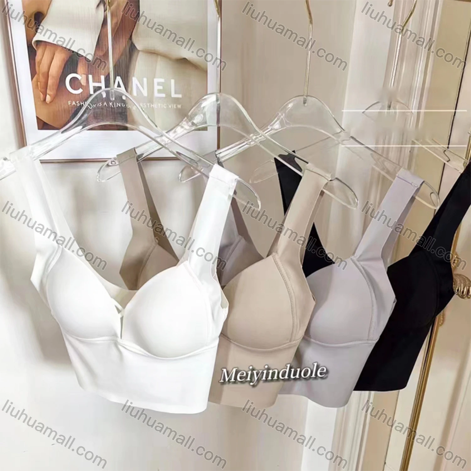 Wholesale Women's Comfy Crisscross Seamless Pull-on Bra - Liuhuamall