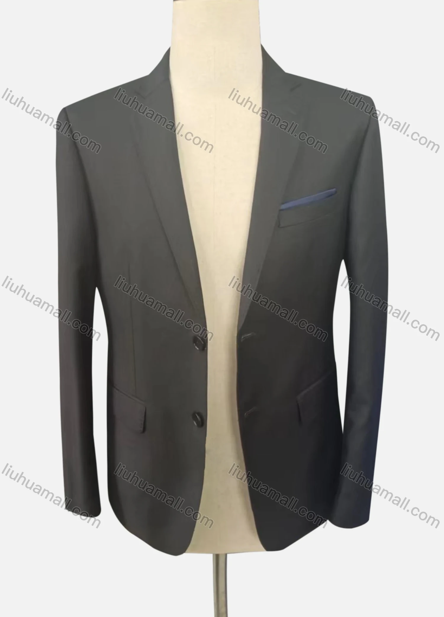 Wholesale Men's Formal Long Sleeve Lapel Single Breasted Pockets Blazer Jackets & Pants 2 Piece Suit Sets - Liuhuamall