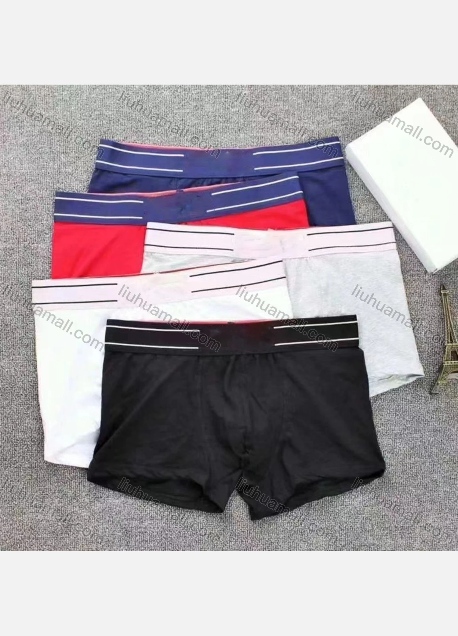 Wholesale Men's Plain Breathable Boxers - Liuhuamall