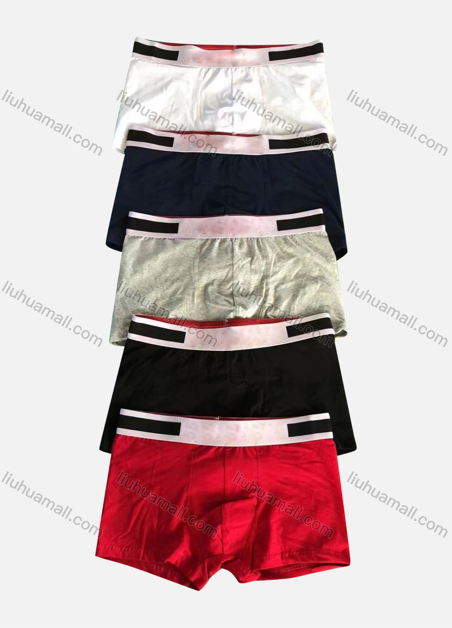Wholesale Men's Plain Breathable Boxers - Liuhuamall