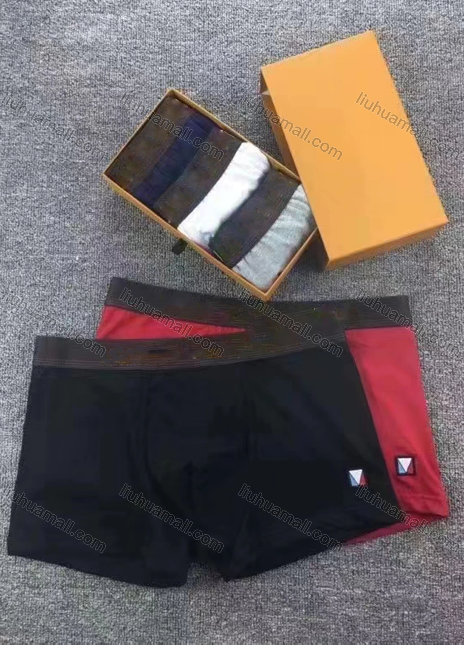 Wholesale Men's Plain Breathable Boxers - Liuhuamall