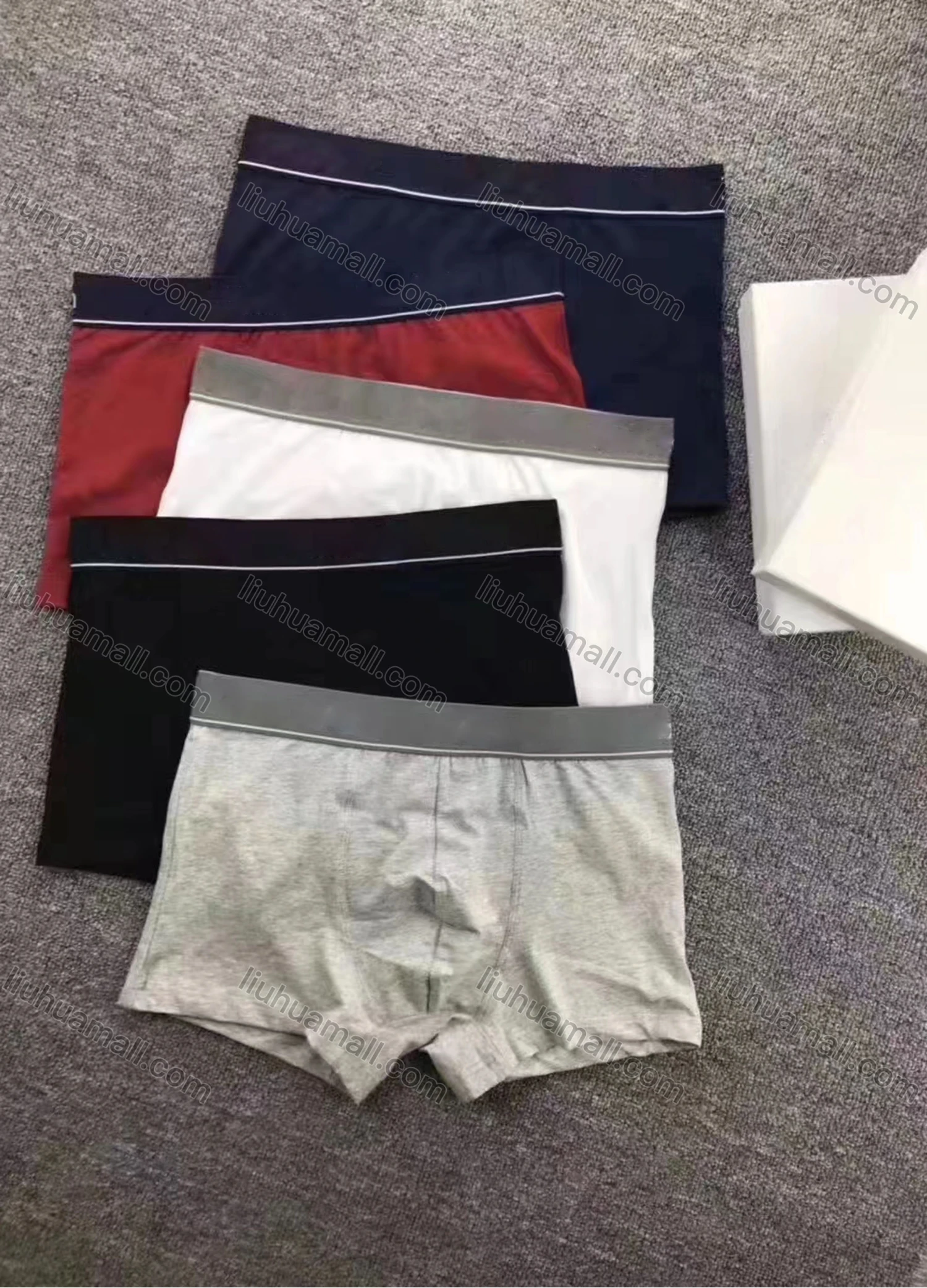 Wholesale Men's Plain Breathable Boxers - Liuhuamall