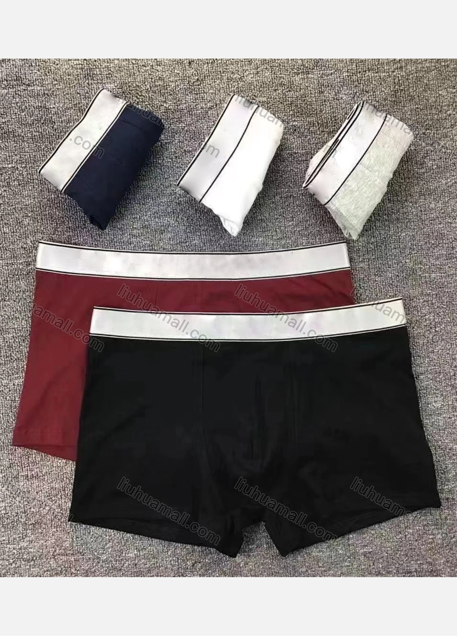 Wholesale Men's Plain Breathable Boxers - Liuhuamall