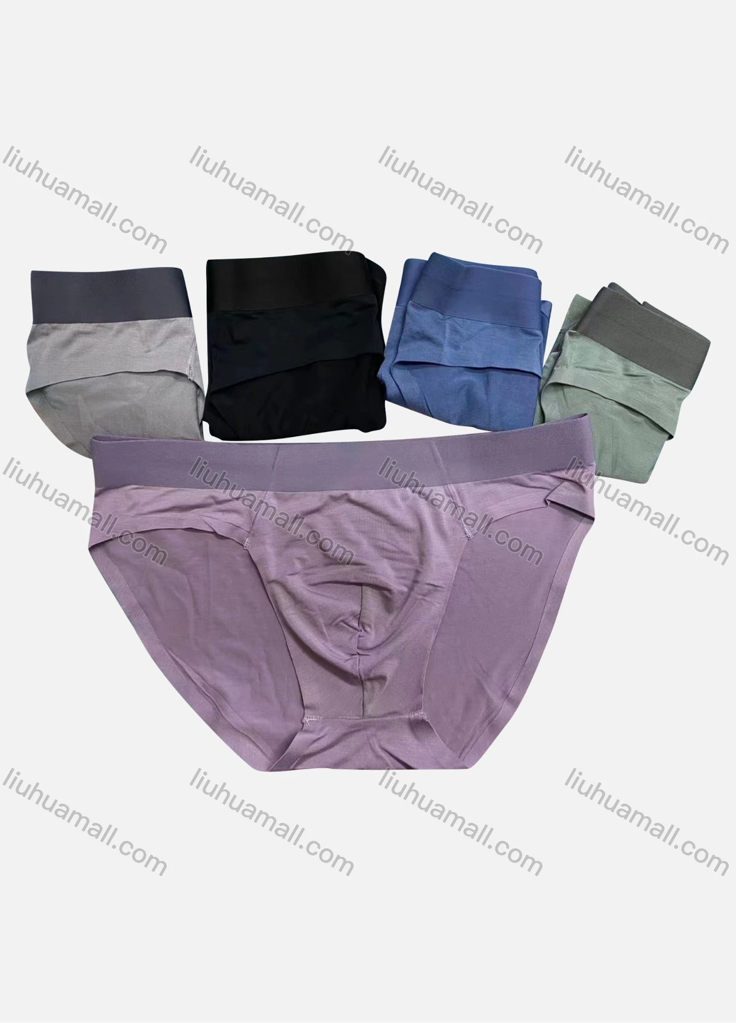 Wholesale Men's Plain Breathable Briefs - Liuhuamall