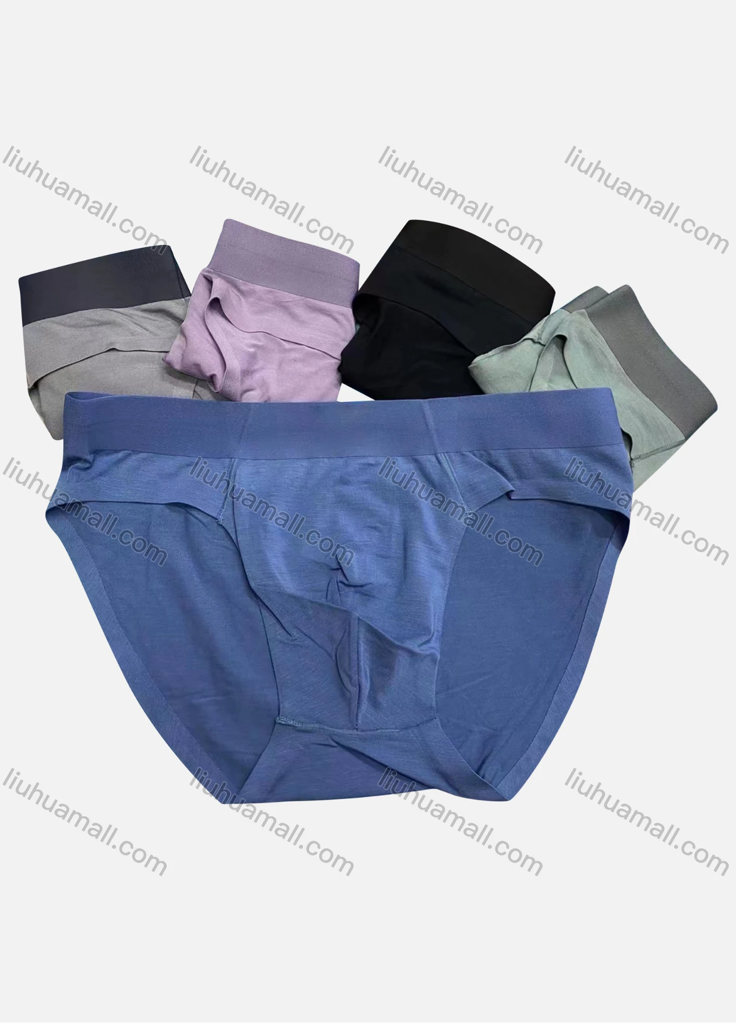 Wholesale Men's Plain Breathable Briefs - Liuhuamall
