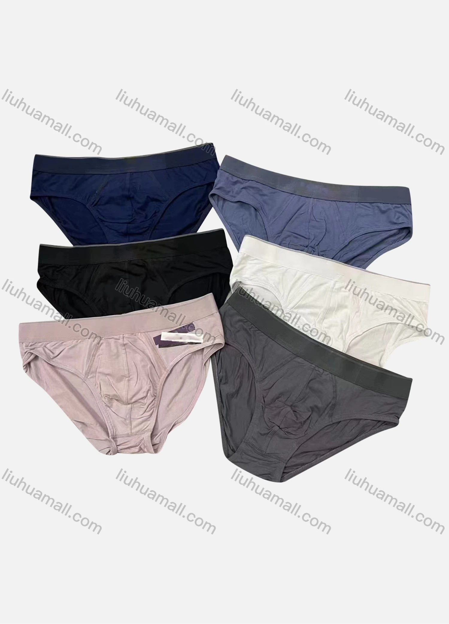 Wholesale Men's Plain Breathable Briefs - Liuhuamall