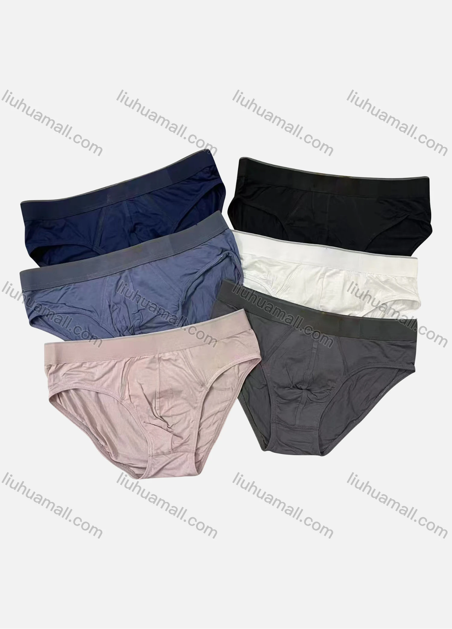 Wholesale Men's Plain Breathable Briefs - Liuhuamall