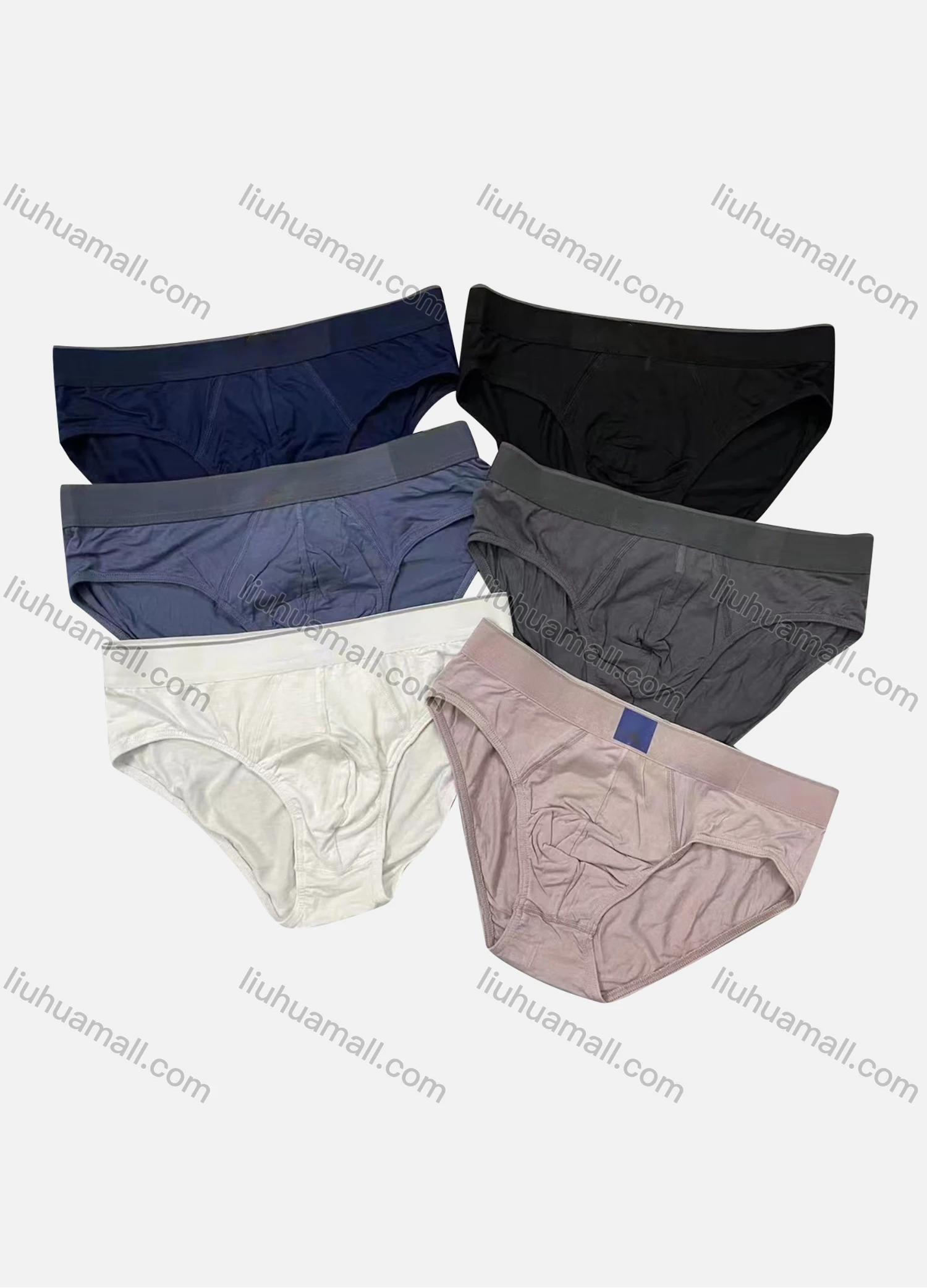 Wholesale Men's Plain Breathable Briefs - Liuhuamall