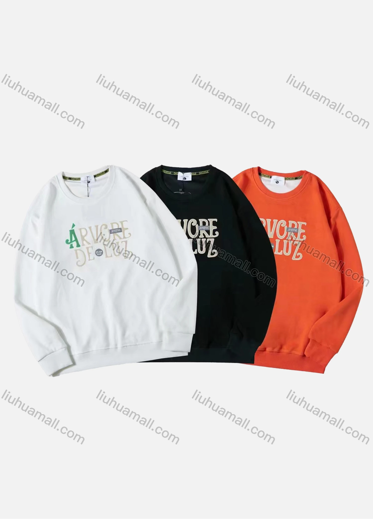 Wholesale Men's Casual Letter Print Long Sleeve Oversized Sweatshirts - Liuhuamall