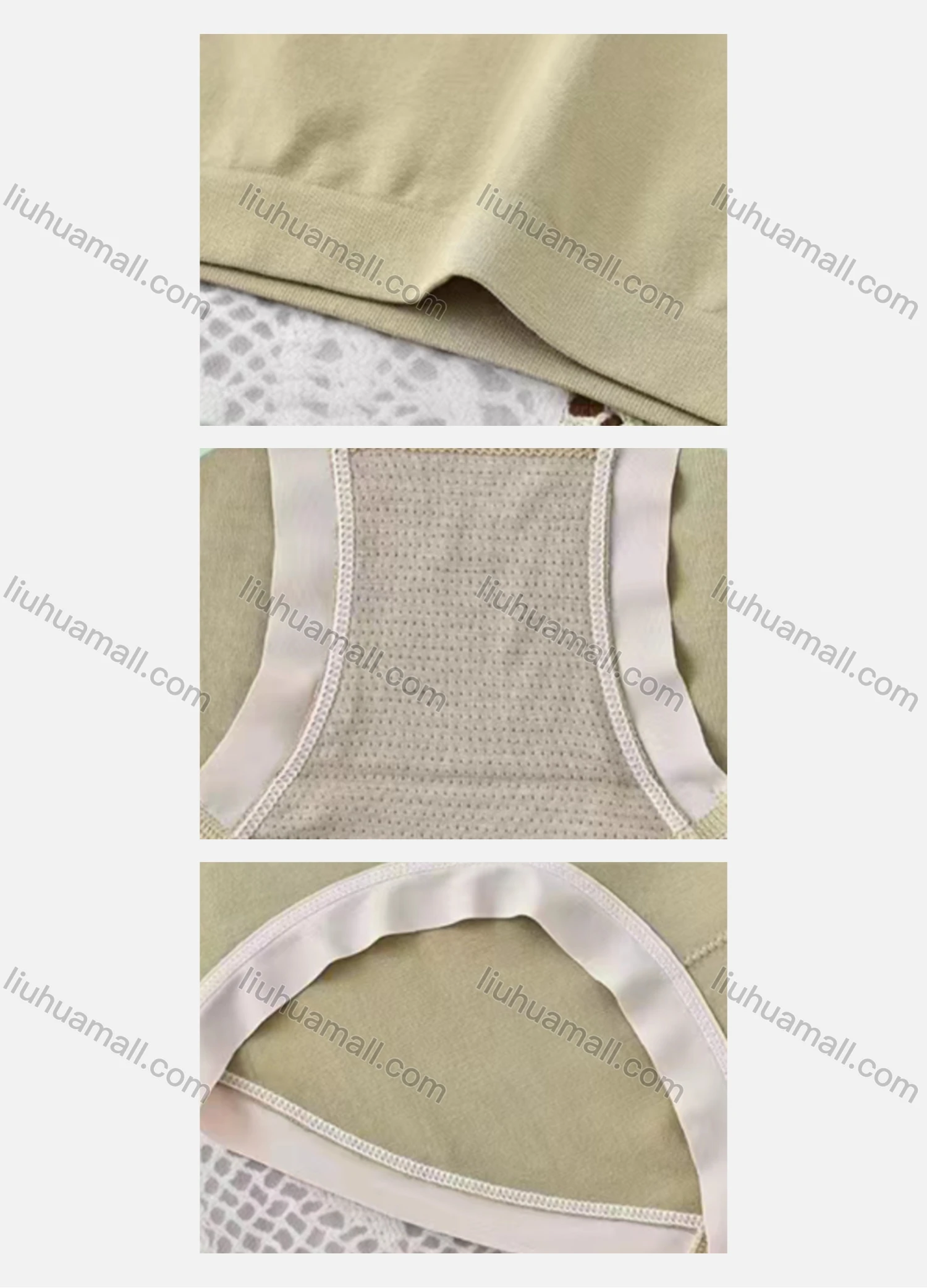 Wholesale Women's Plain Elastic Breathable HIgh Waist Brief - Liuhuamall