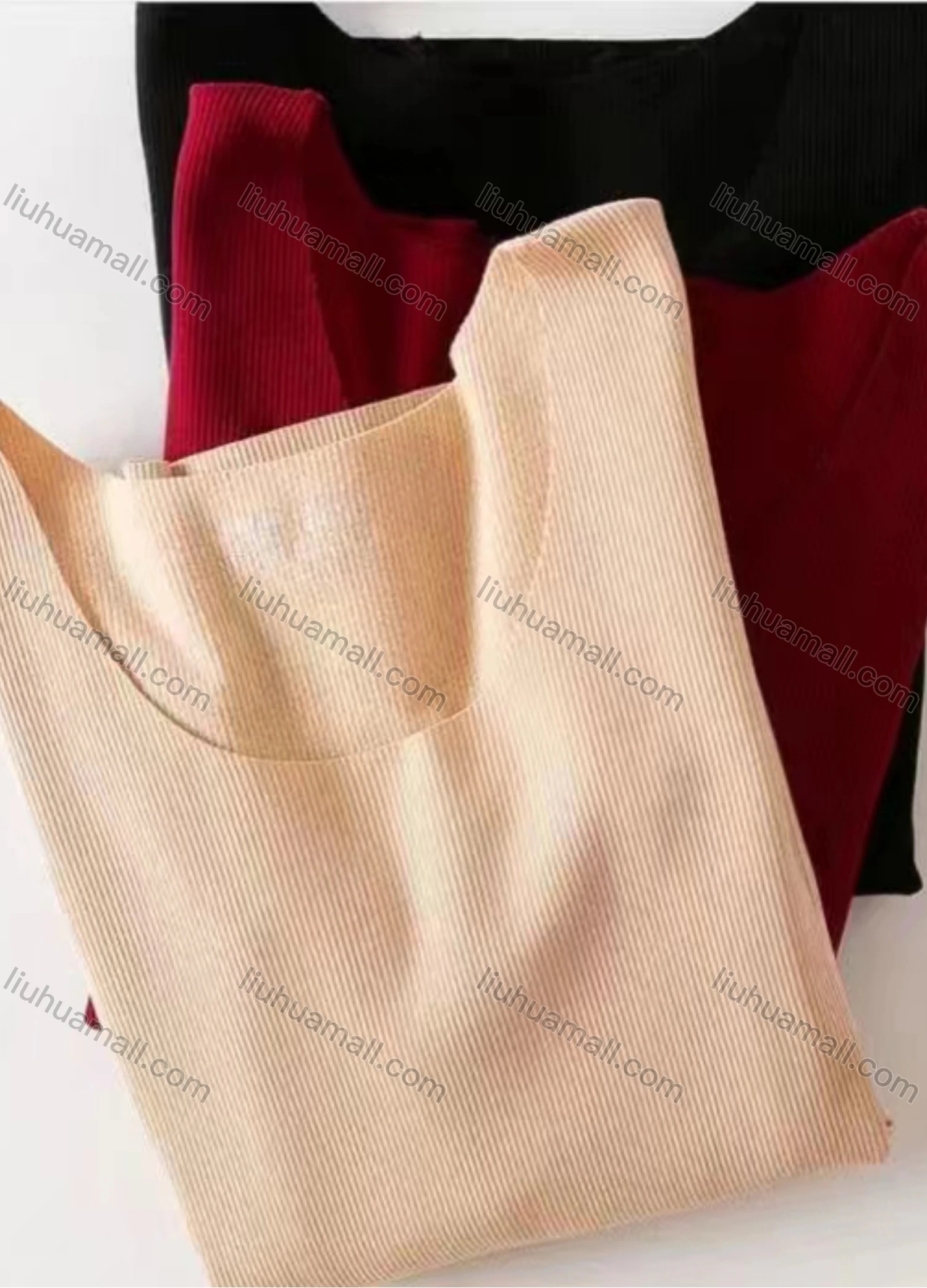 Wholesale Women's Casual Plain Round Neck Long Sleeve Sweater - Liuhuamall