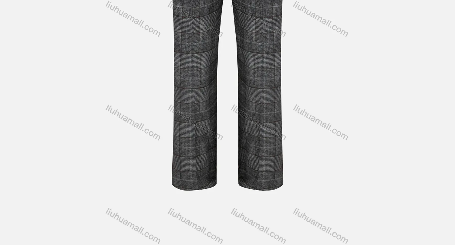 Wholesale Kid's Formal Lapel Pockets Plaid Print Single Breasted Blazer & Vest & Pant 3 Pieces Suit Set 31965-1# - Liuhuamall