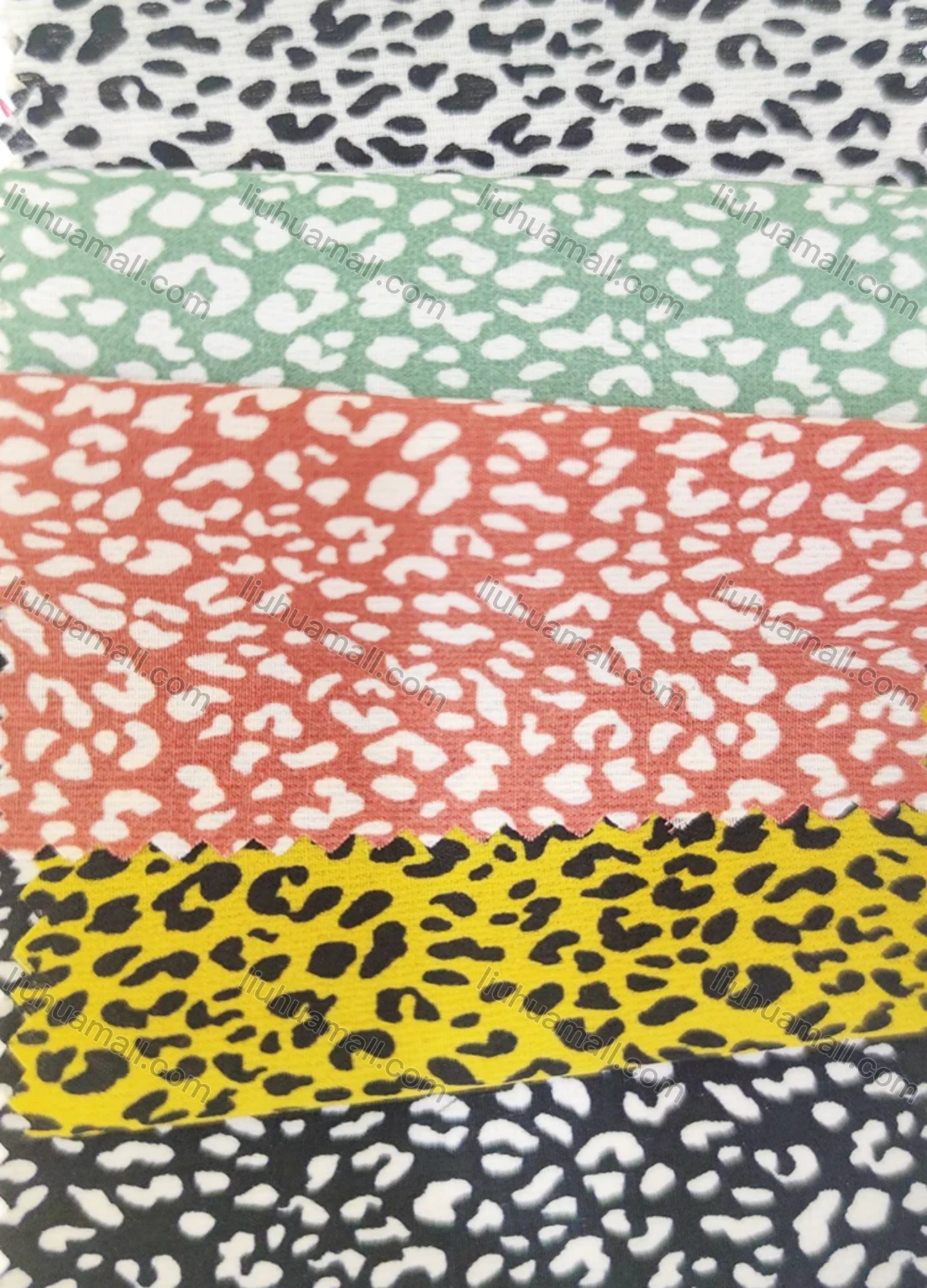 Wholesale Women's Casual Tie Neck Layered Sleeve Allover Print Ruffle Trim Blouse - Liuhuamall