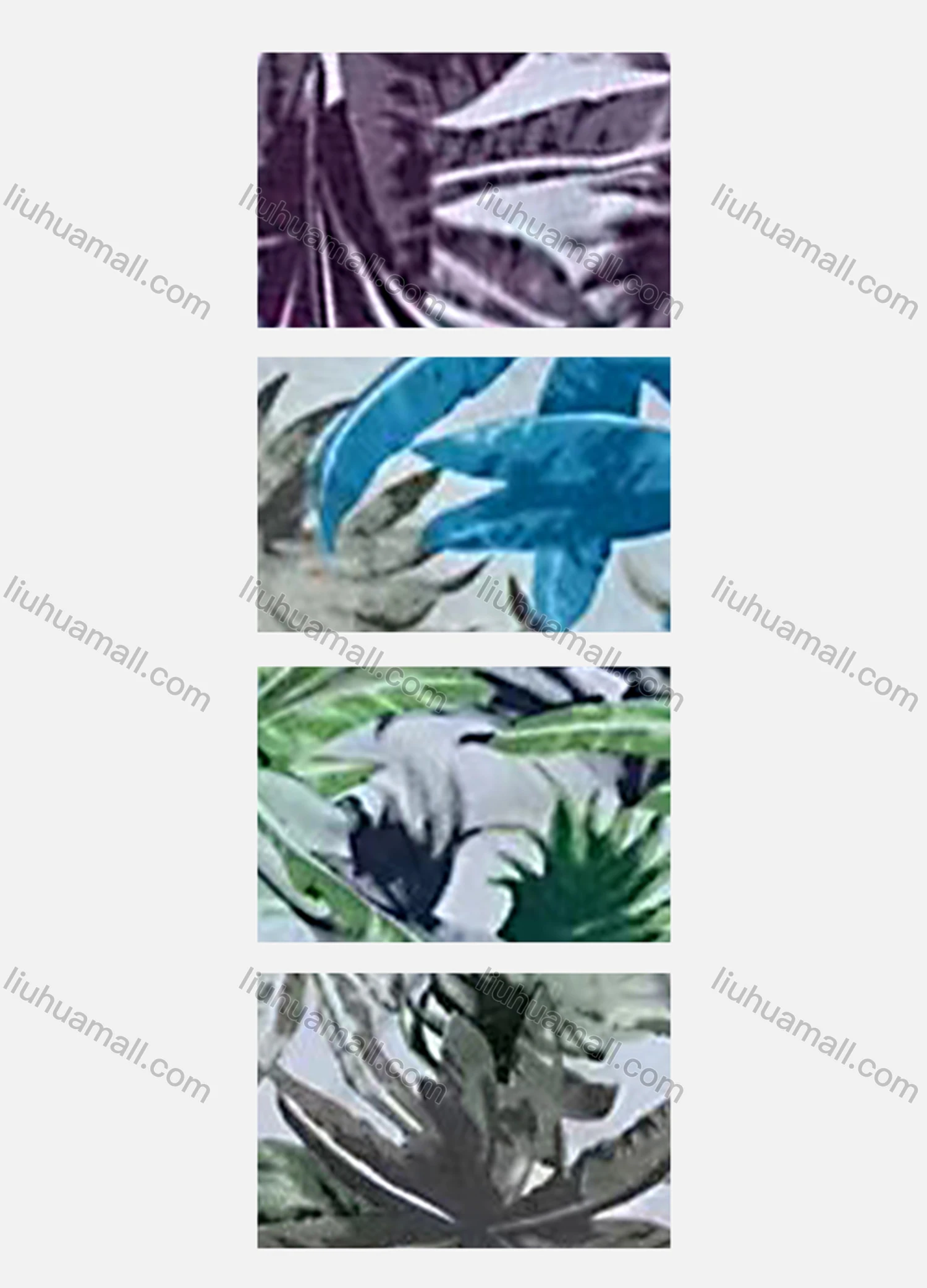 Wholesale Men's Casual V Neck Short Sleeve Leaf Print T-Shirt - Liuhuamall