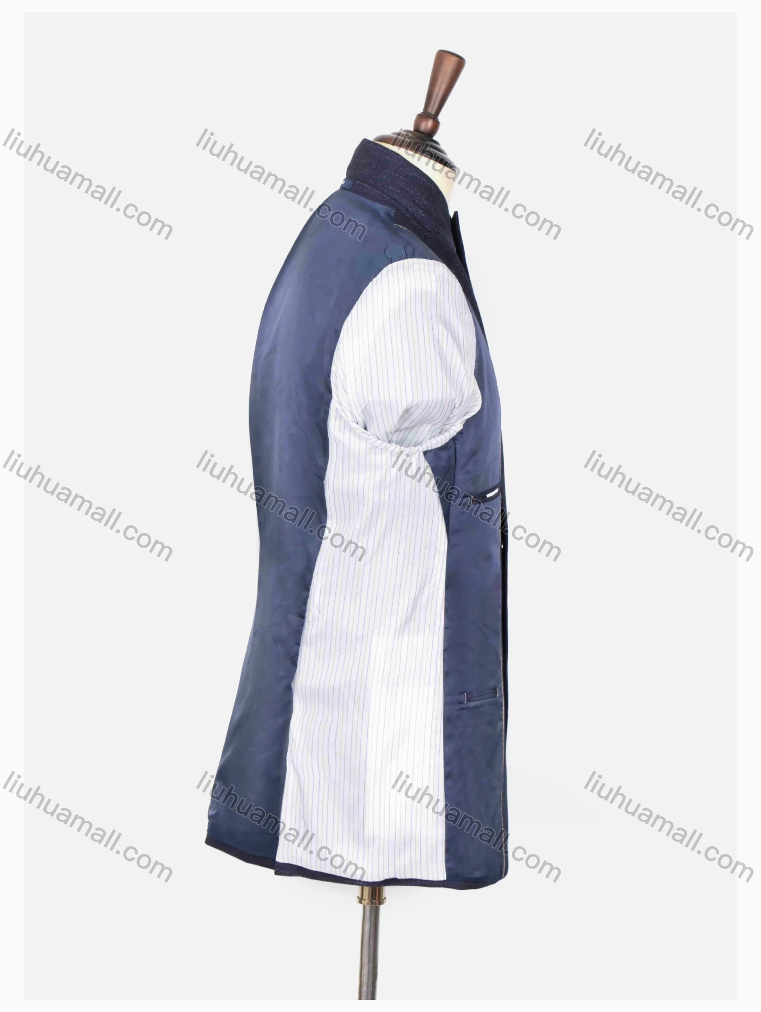 Wholesale Men's Formal Lapel Long Sleeve Two Buttons Plain Blazer Jackets - Liuhuamall