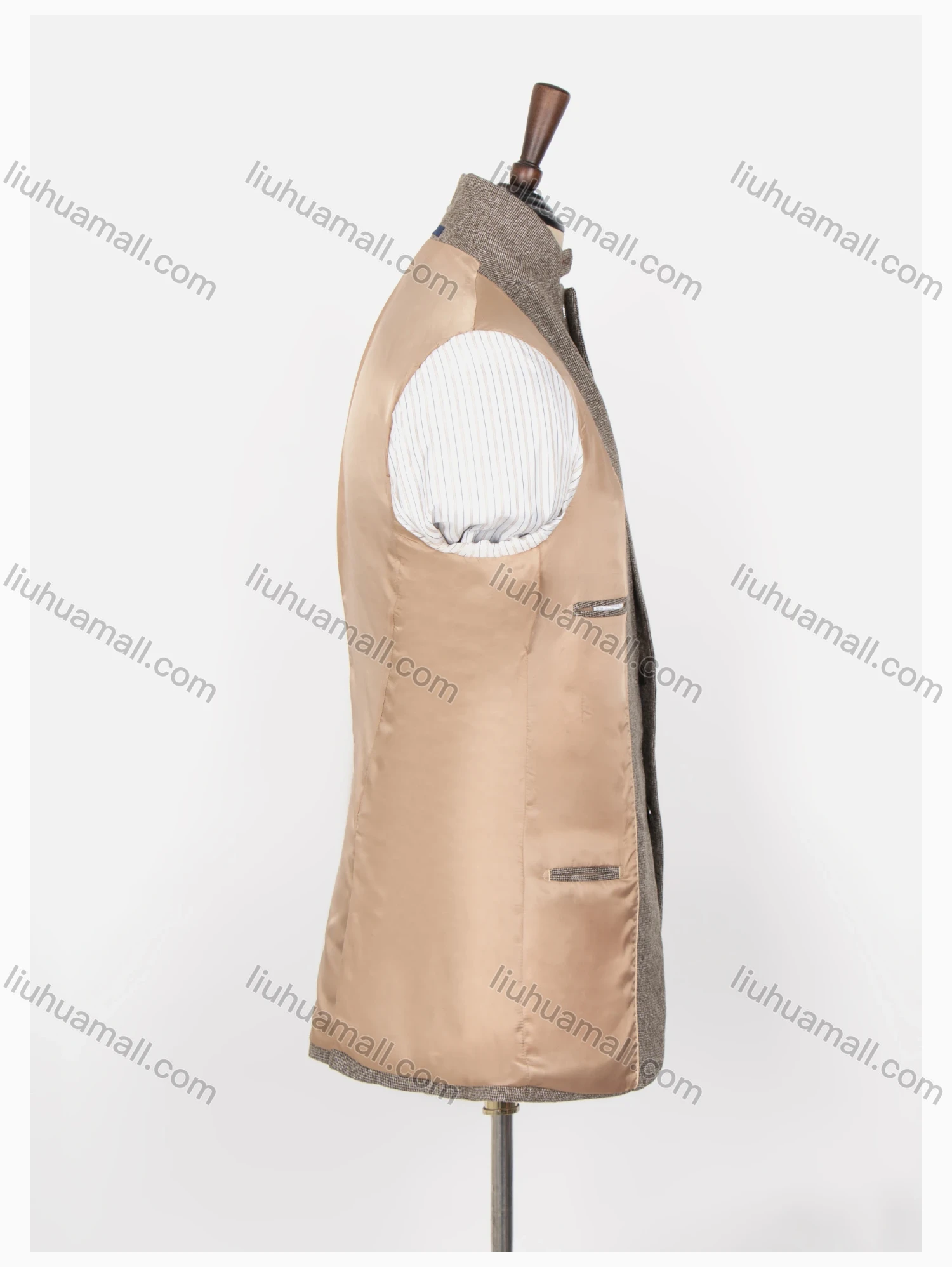 Wholesale Men's Formal Lapel Plain Long Sleeve Two Buttons Flap Pockets Blazer Jackets - Liuhuamall