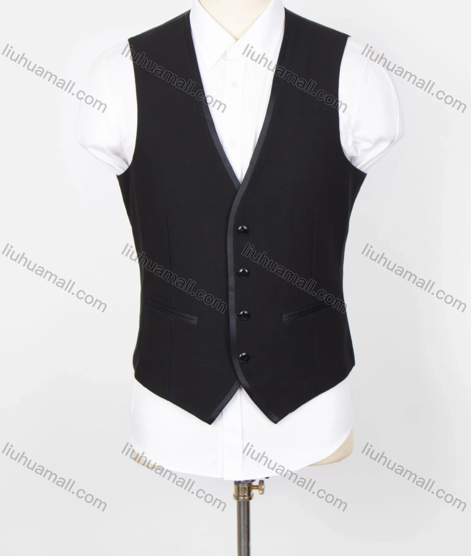 Wholesale Men's Plain Single Breasted Patch Pocket Blazer & Vest & Suit Pants 3-Piece Suit Sets SD220323# - Liuhuamall