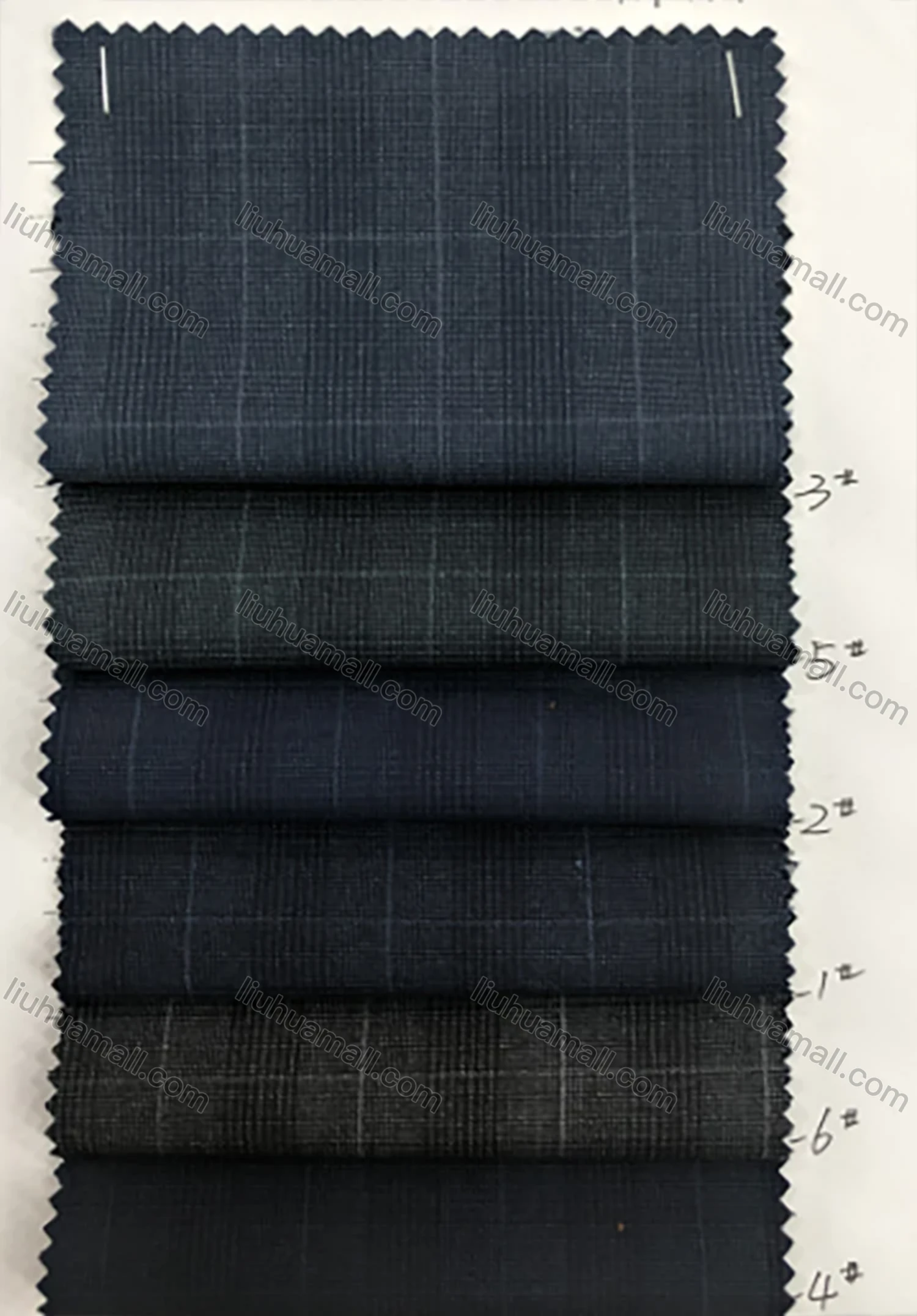 Wholesale Men's Formal Plaid Print 2 Button Patch Pocket Blazer & Suit Pants 2-Piece Suit Sets ZM220502# - Liuhuamall