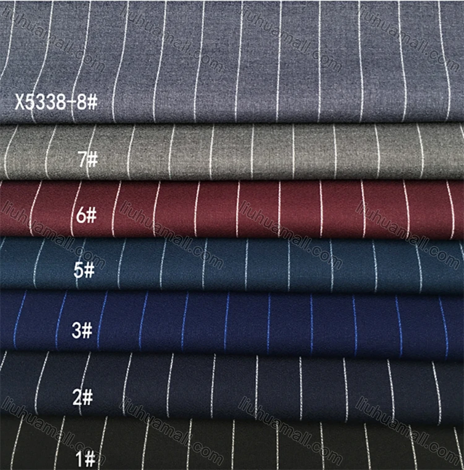 Wholesale Men's Formal Striped Flap Pockets Double Breasted Blazer & Suit Pants 2-Piece Suit Sets OG2205-X5338-1# - Liuhuamall