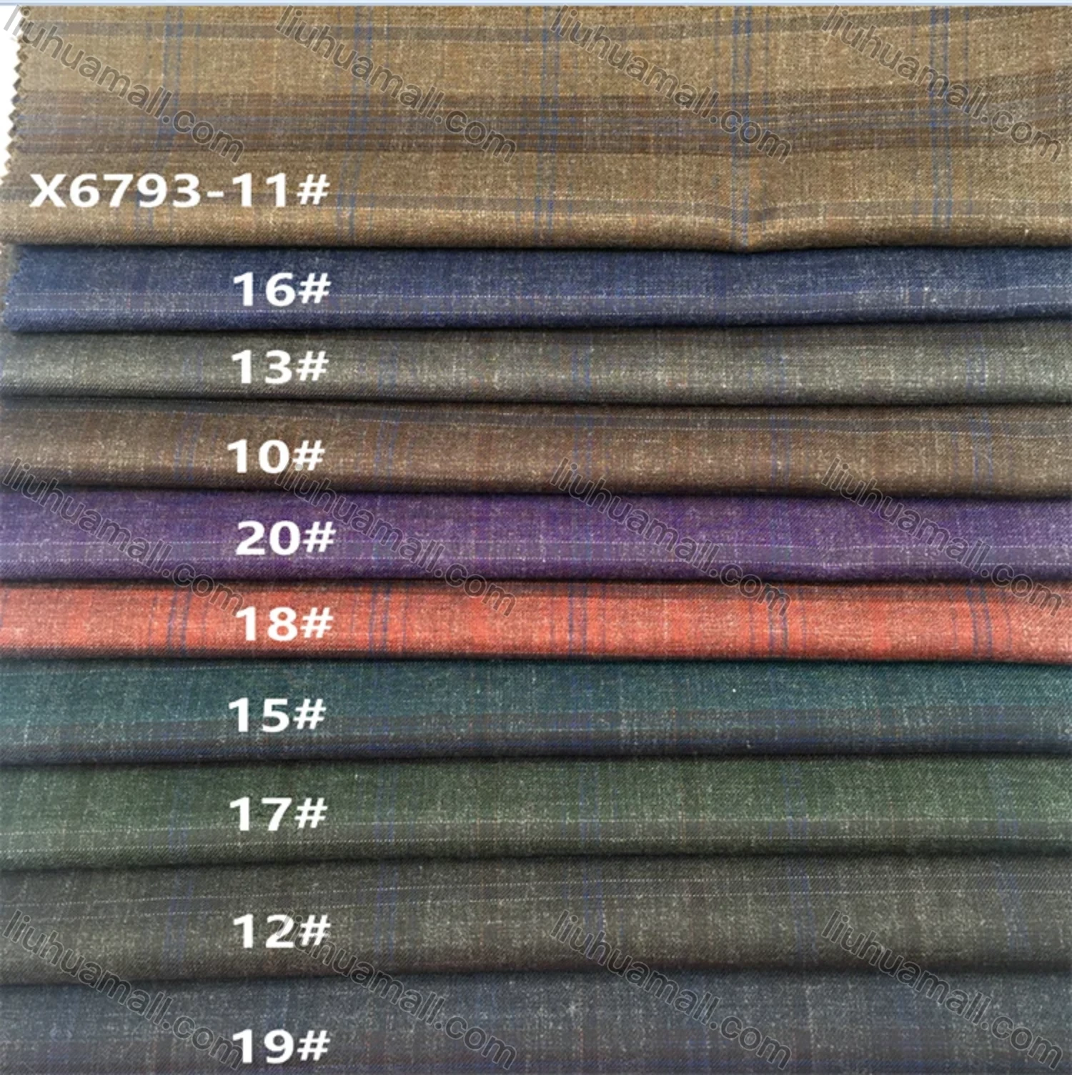 Wholesale Men's Formal Plaid Print Flap Pockets Double Breasted Blazer & Suit Pants 2-Piece Suit Sets OG2205-X6793-11# - Liuhuamall