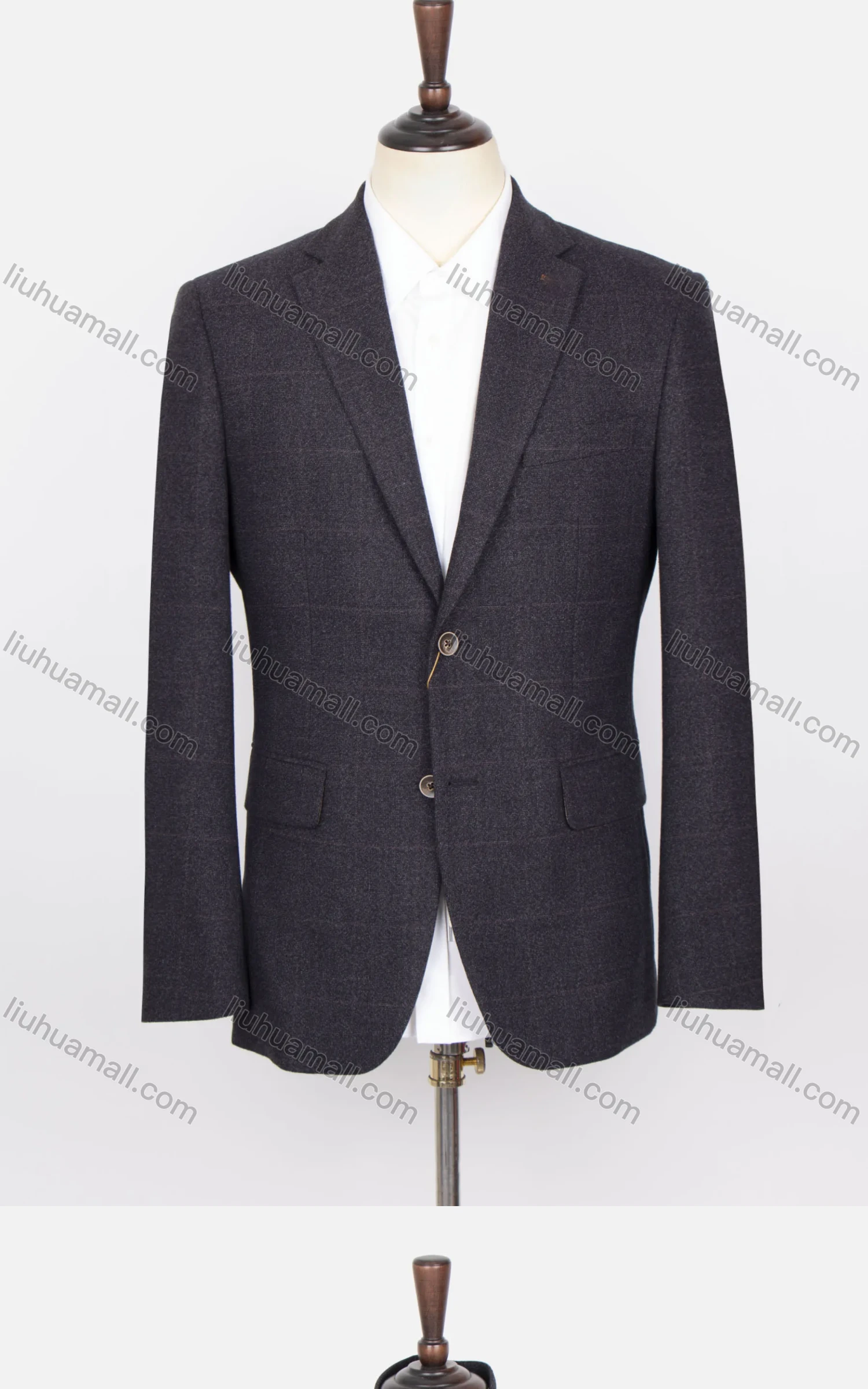 Wholesale Men's Formal Lapel Long Sleeve Single Breasted Flap Pockets Blazer Jackets - Liuhuamall