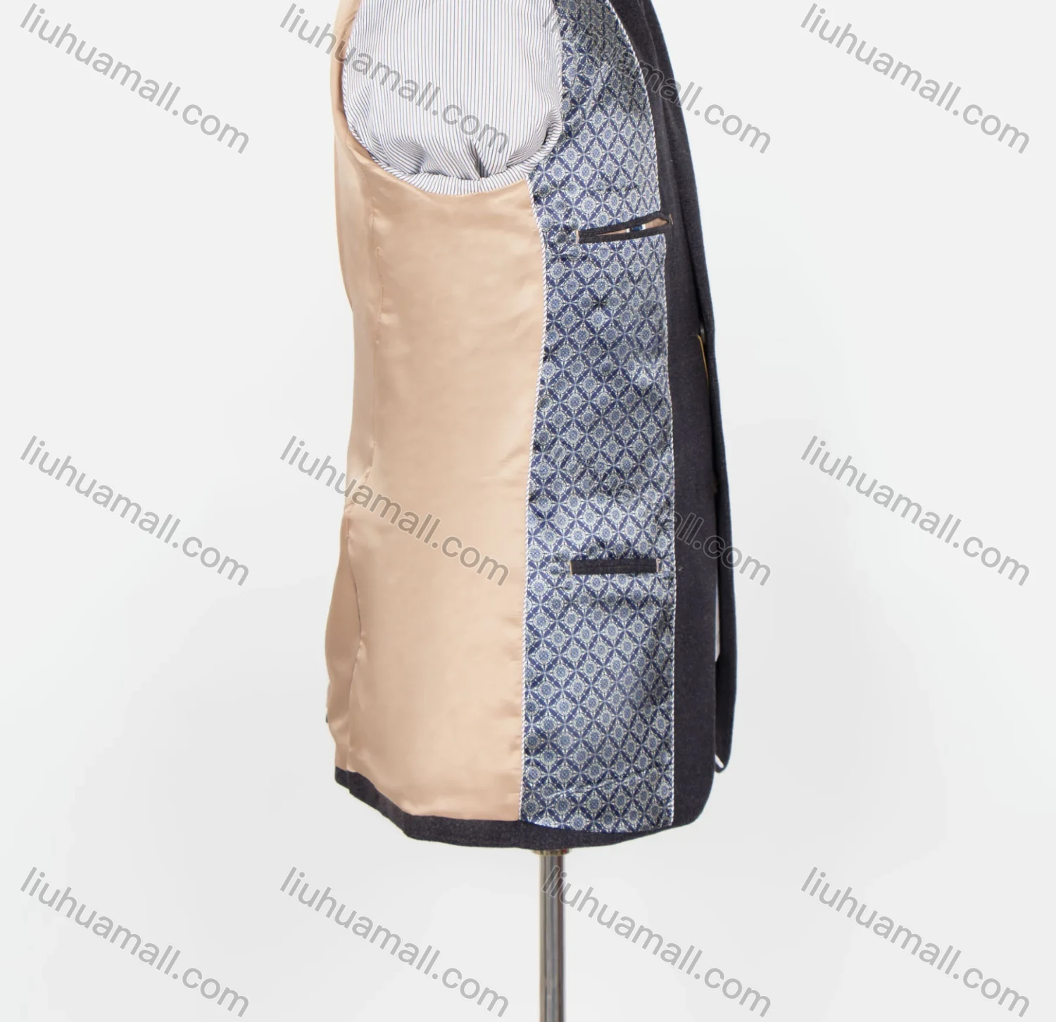 Wholesale Men's Formal Lapel Long Sleeve Single Breasted Flap Pockets Blazer Jackets - Liuhuamall