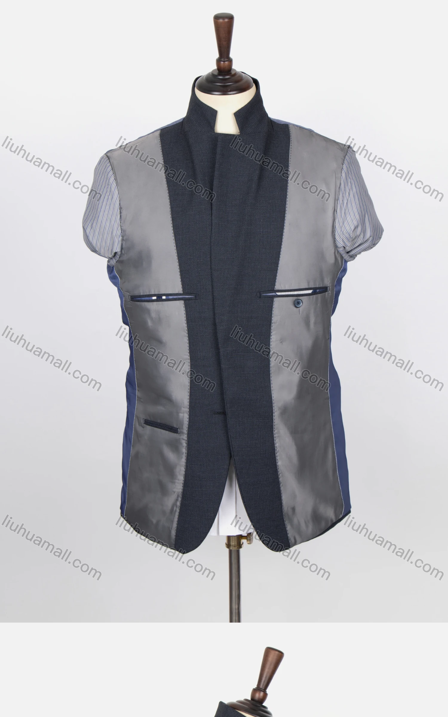 Wholesale Men's Formal Lapel Long Sleeve Single Breasted Flap Pockets Blazer Jackets X21538-5# - Liuhuamall