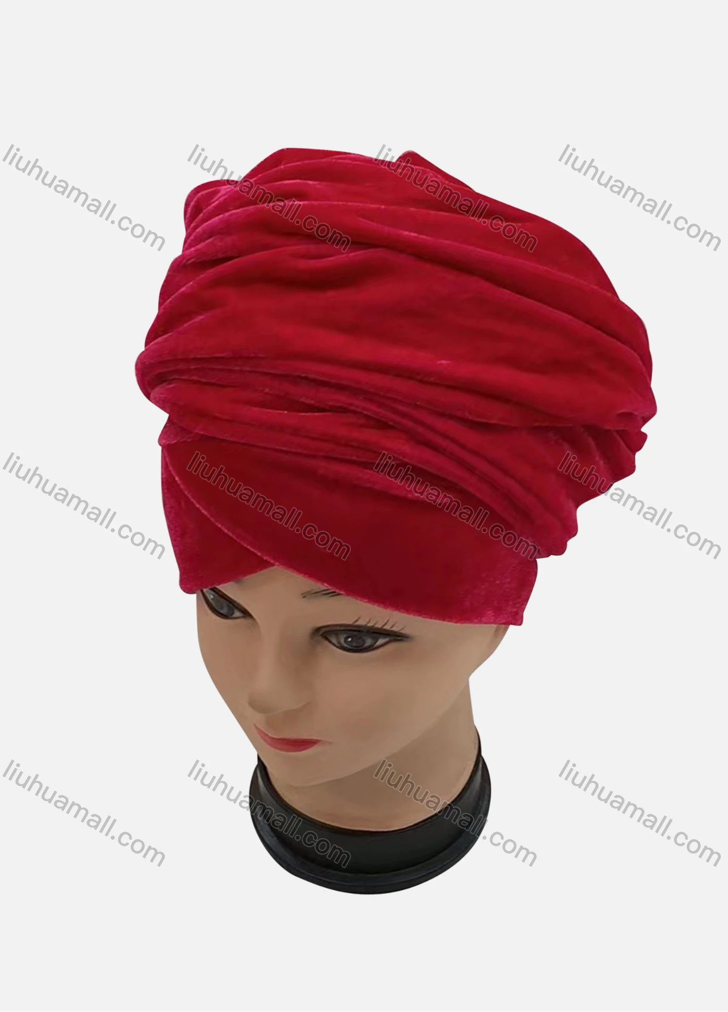 Wholesale Women's Plain Wrap Strench Muslim Hijab Turban Cap - Liuhuamall