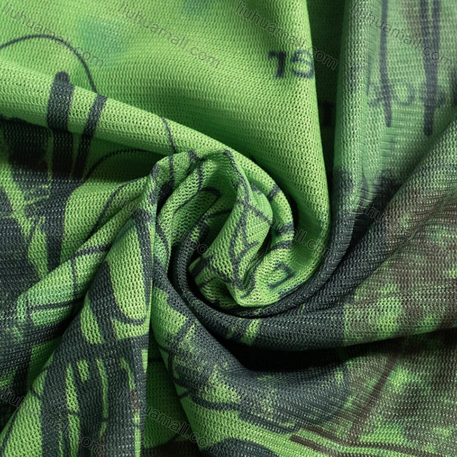 Wholesale Women's Casual Allover Print Round Neck Long Sleeve Crop Blouse Q21TP458# - Liuhuamall