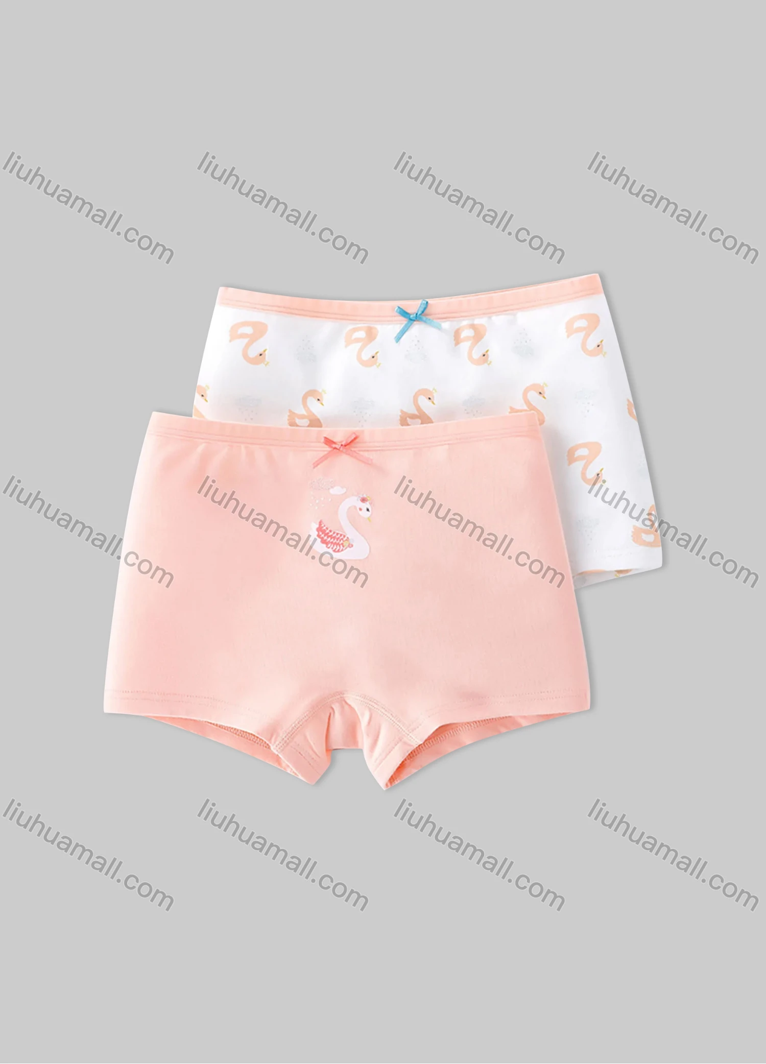 Wholesale Girls Assorted Colors Lovely Graphic Underwear Boxer Panties (2 Pieces of Pack) GD209# - Liuhuamall