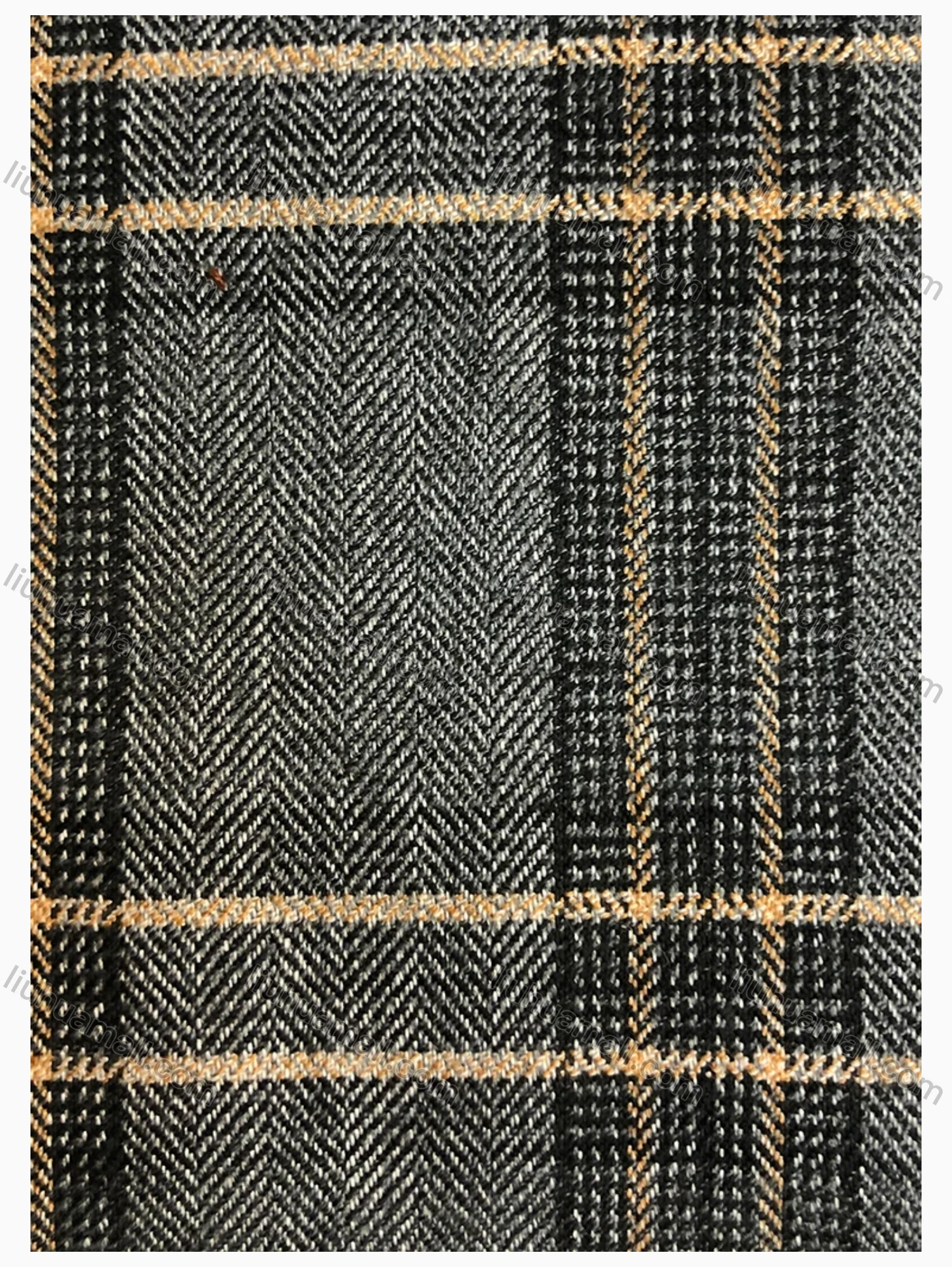 Wholesale Men's Formal Lapel Plaid Pockets Blazer & Waistcoat & Pant 3 Pieces Suit Sets - Liuhuamall