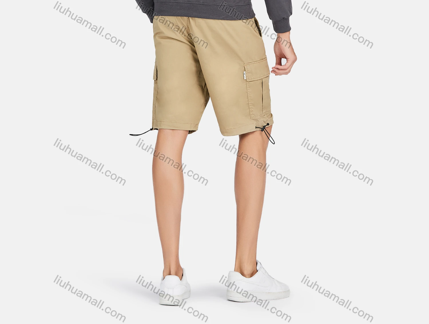 Wholesale Men's Casual Long Sleeve Embroidery Letter Print Drawstring Hooded Sweatshirts - Liuhuamall